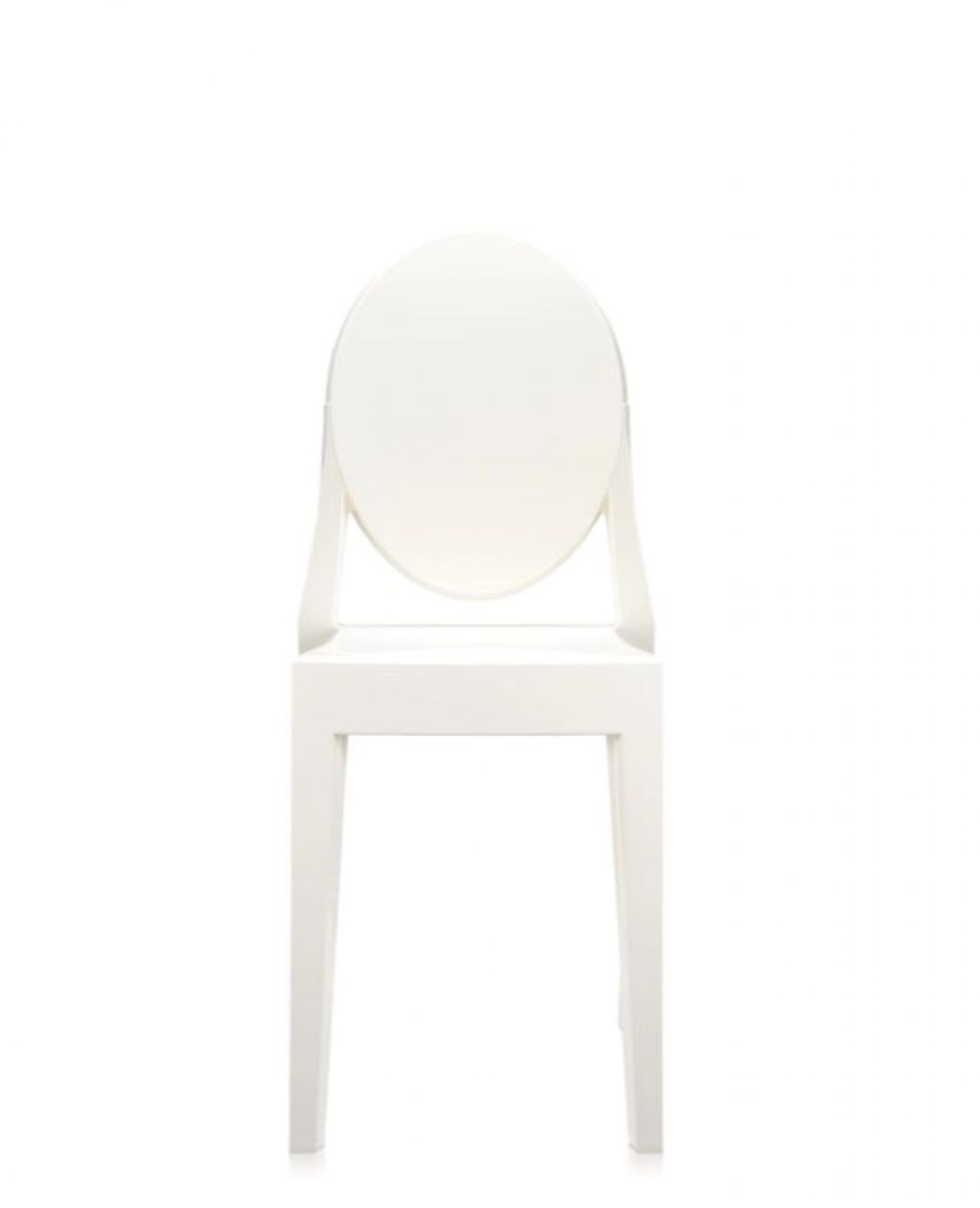 Victoria Ghost Chair 2-er Set Kartell Opaque white glossy