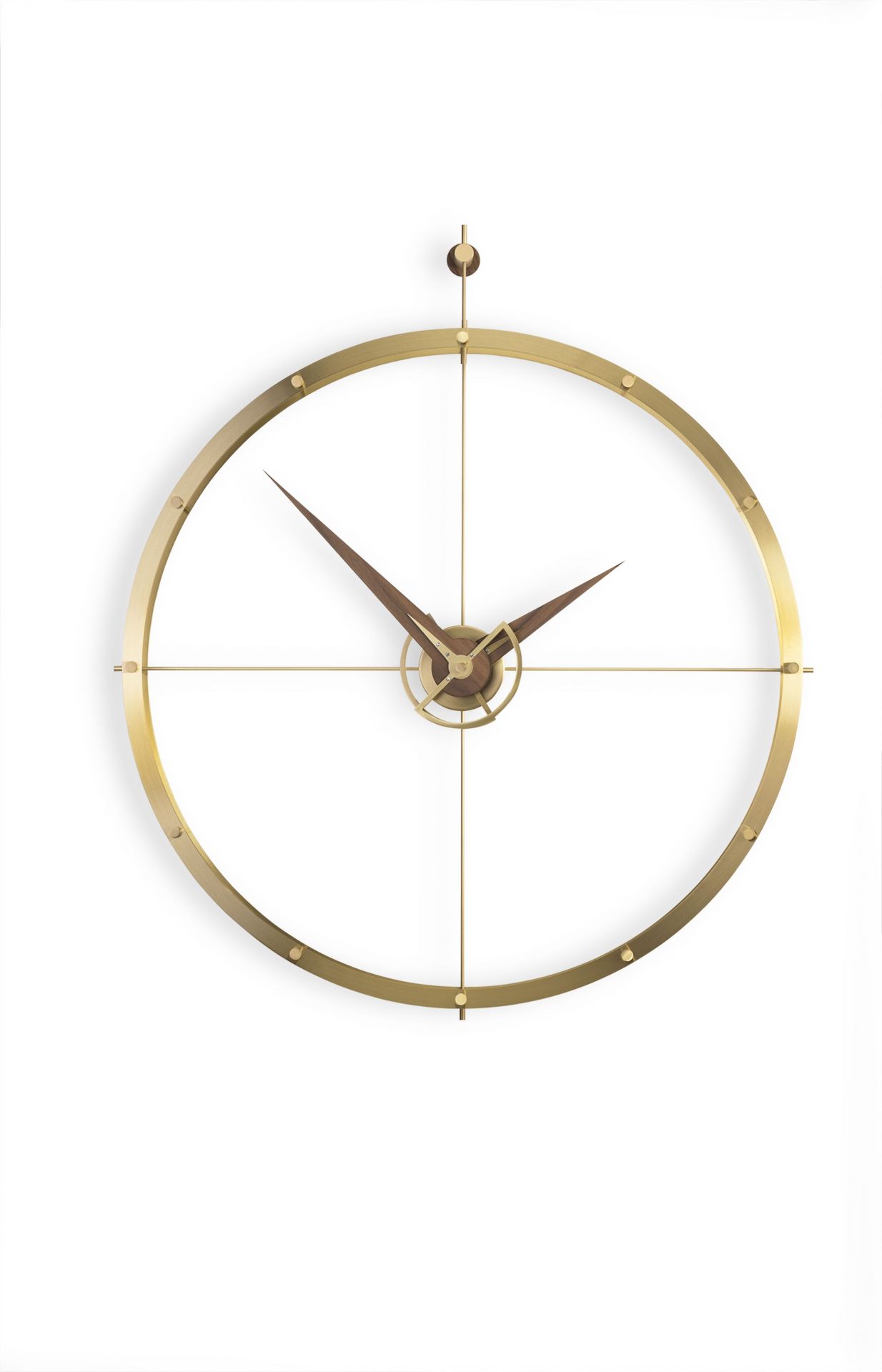 Doble O Premium Gold clock Ø70cm Nomon