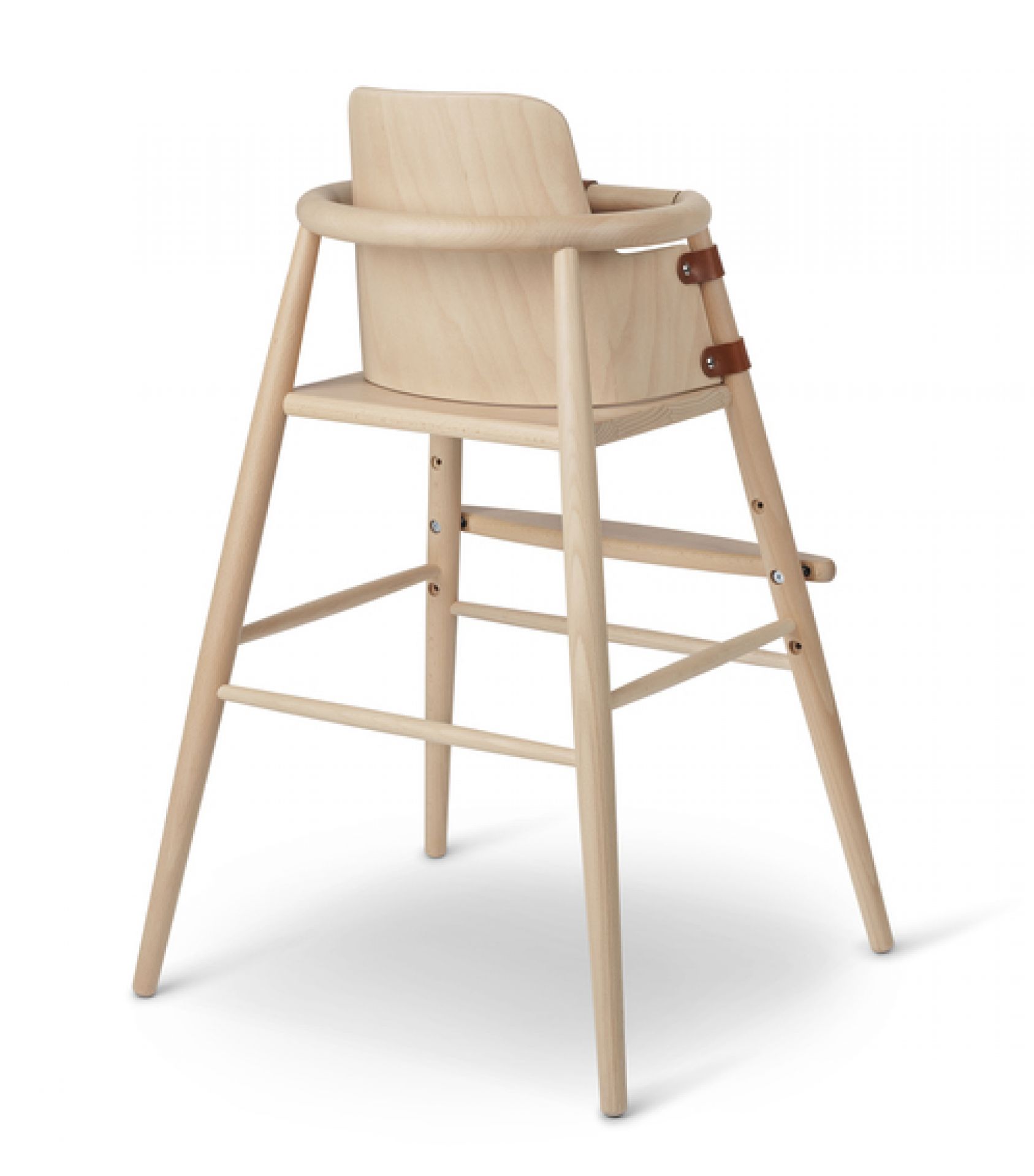 ND54 High chair with baby-insert beech Carl Hansen