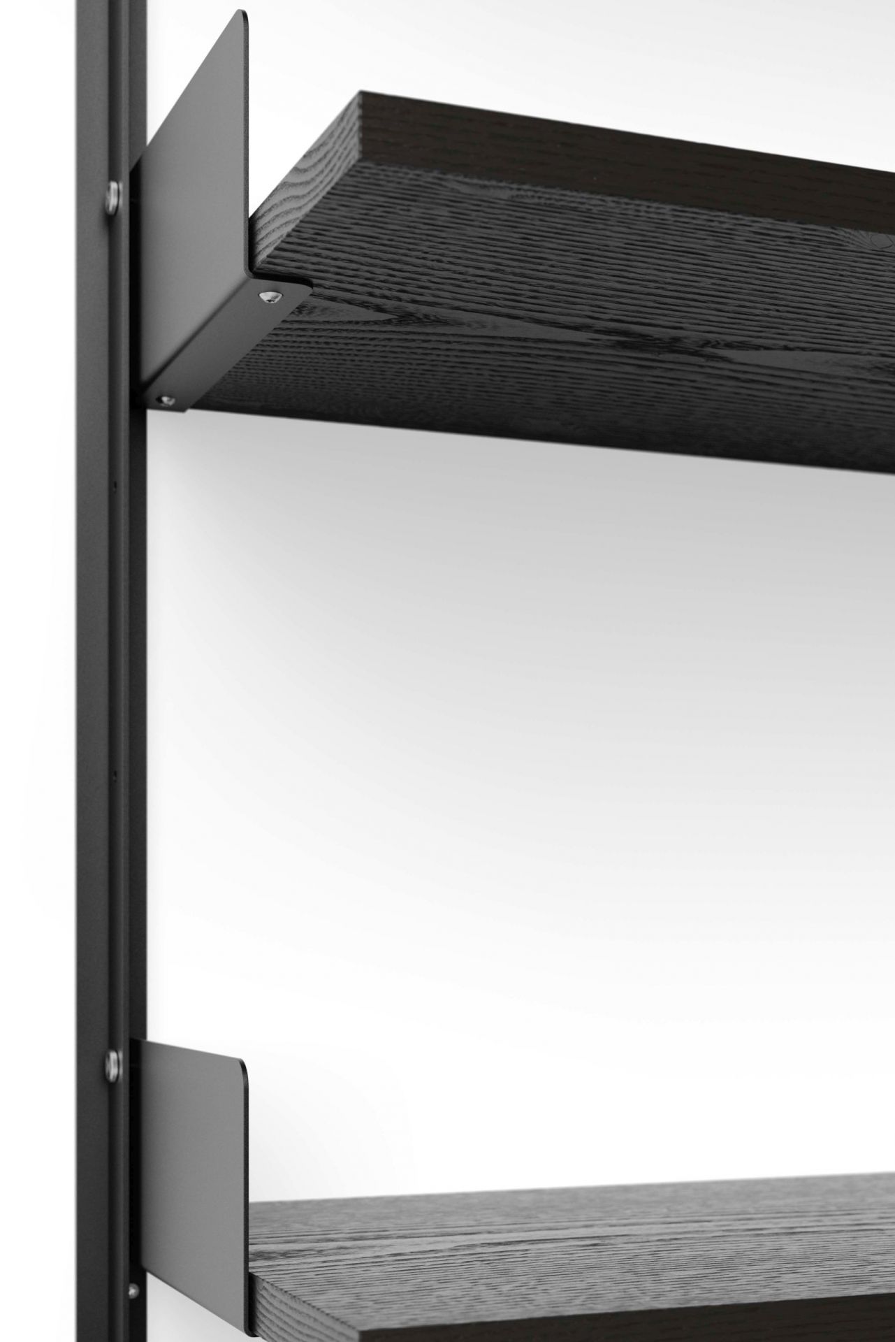 Wall Shelf 450 Black Ash New Works