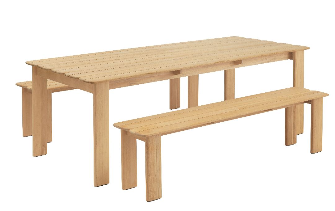 Assemble Bench Bench Teak Outdoor Muuto