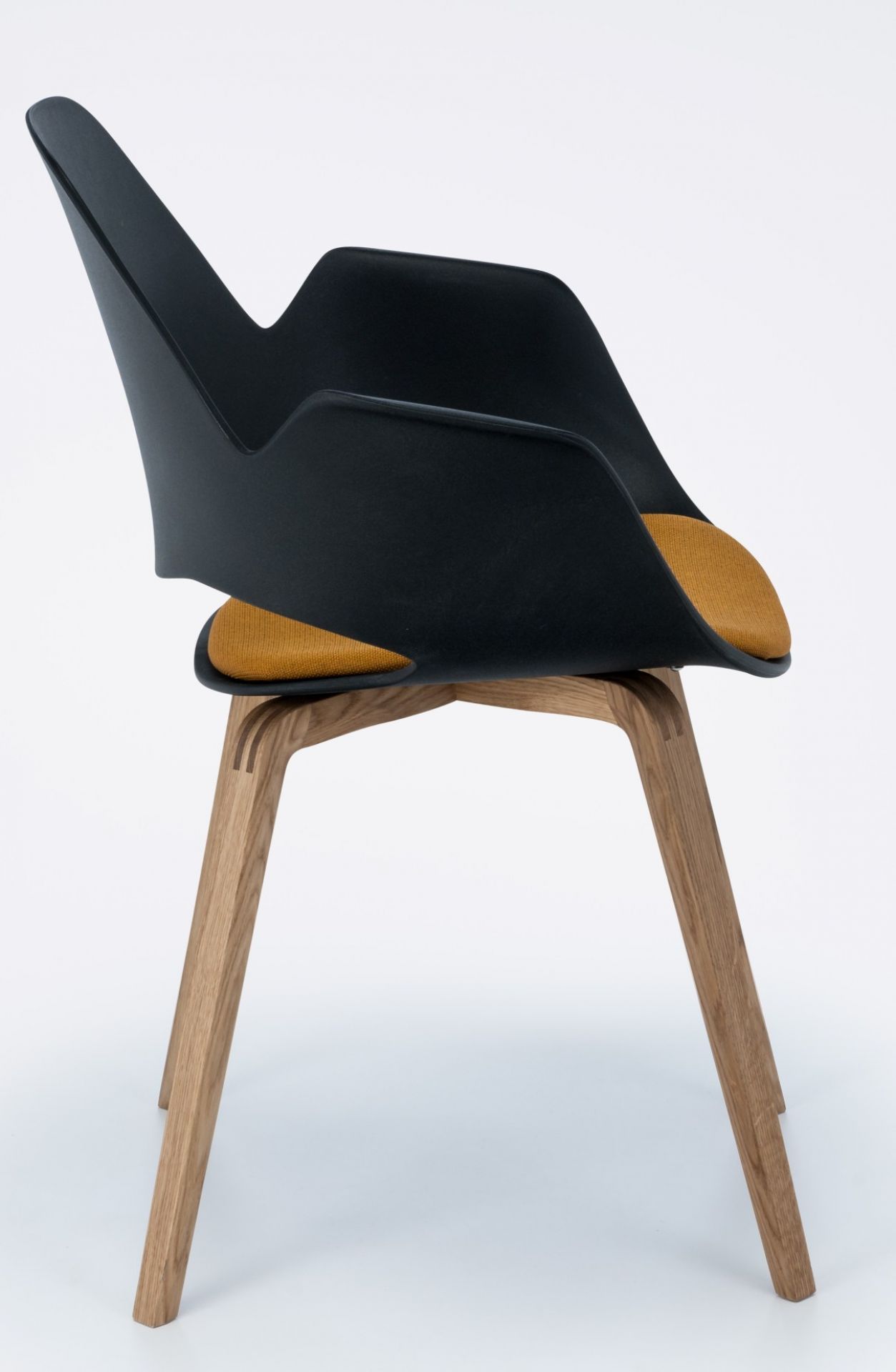 Falk Chair with Armrest Solid Oak Legs Houe