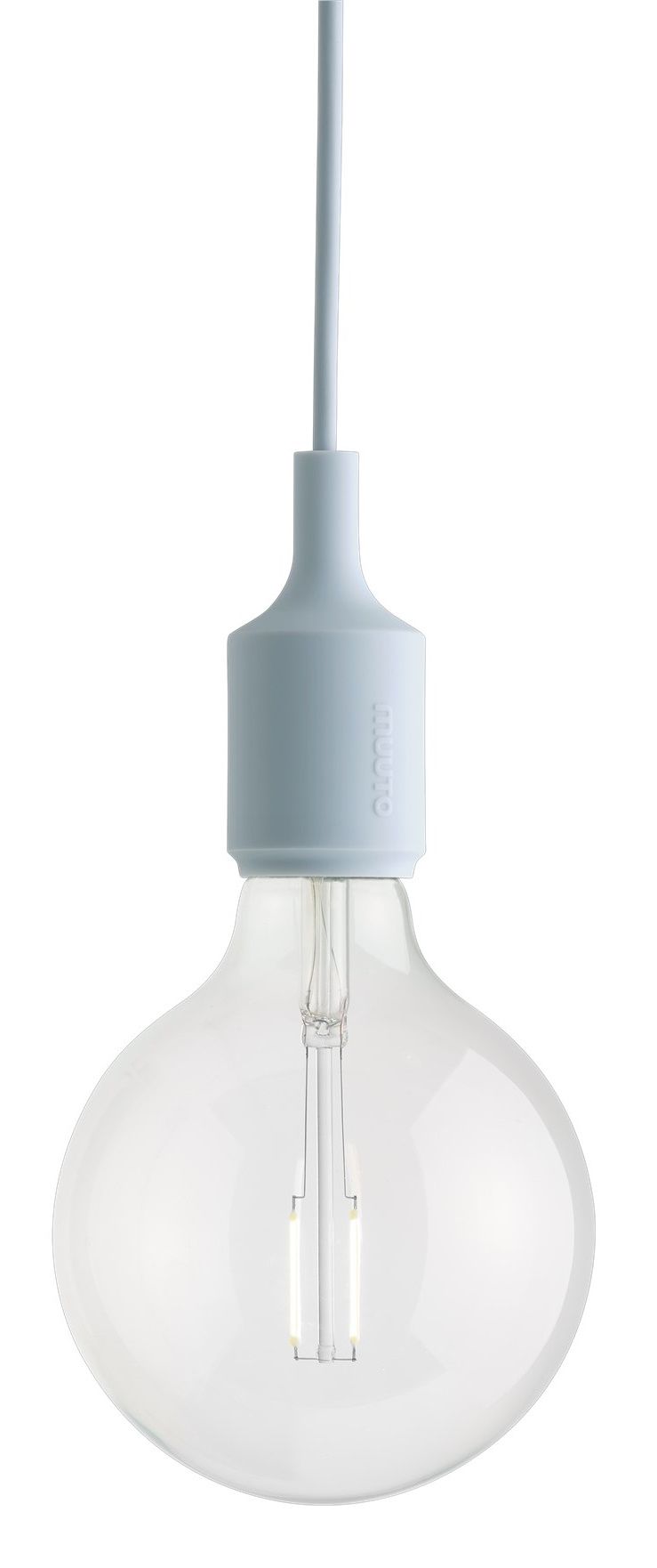 E27 Socket lamp Pendant light LED Muuto Light blue