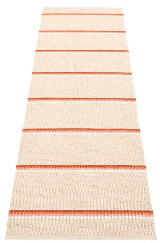 Olle synthetic carpet 70x240 Brick Pappelina