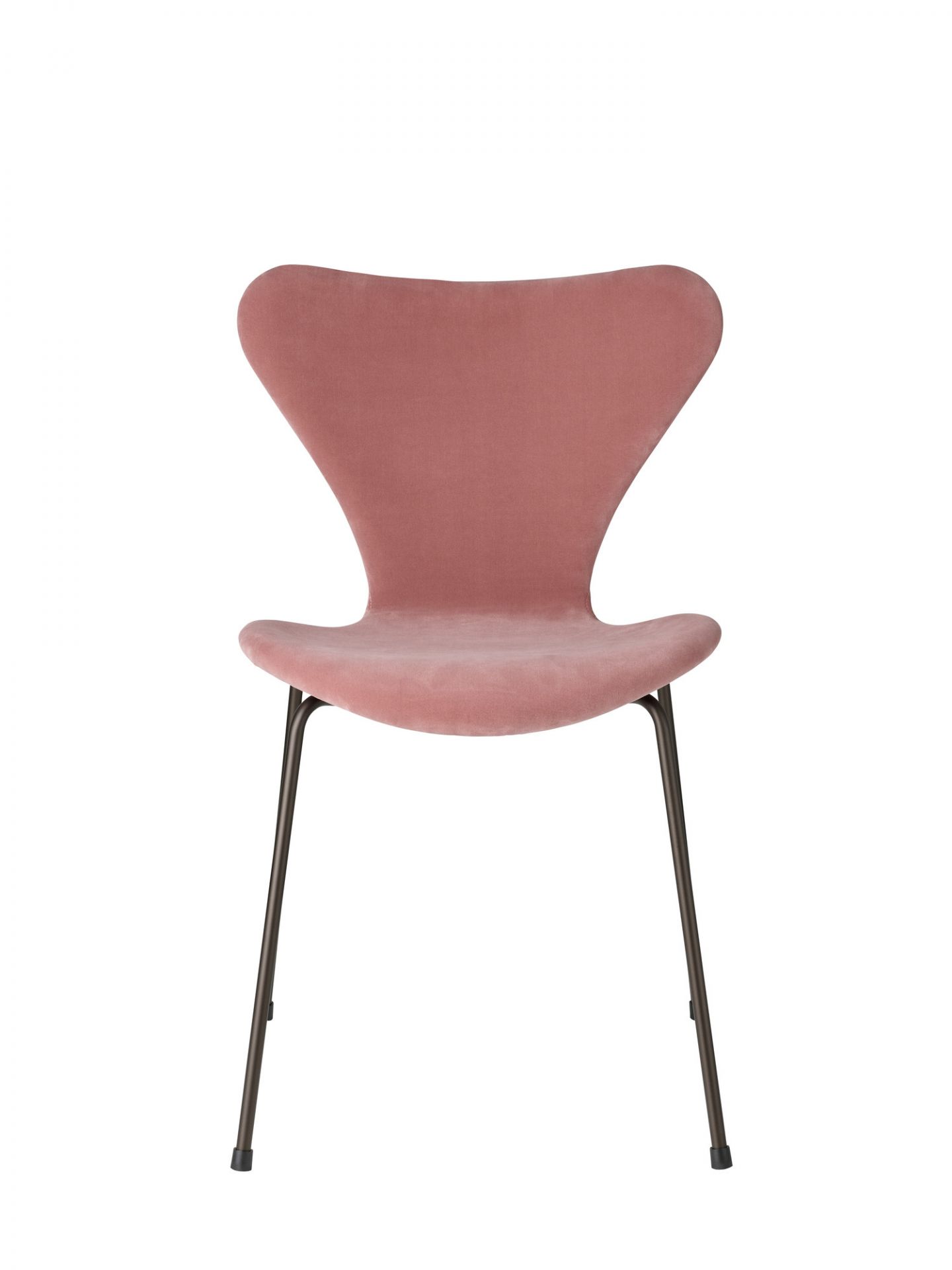 Series 7 3107 Belfast Chair fully upholstered Fritz Hansen misty rose