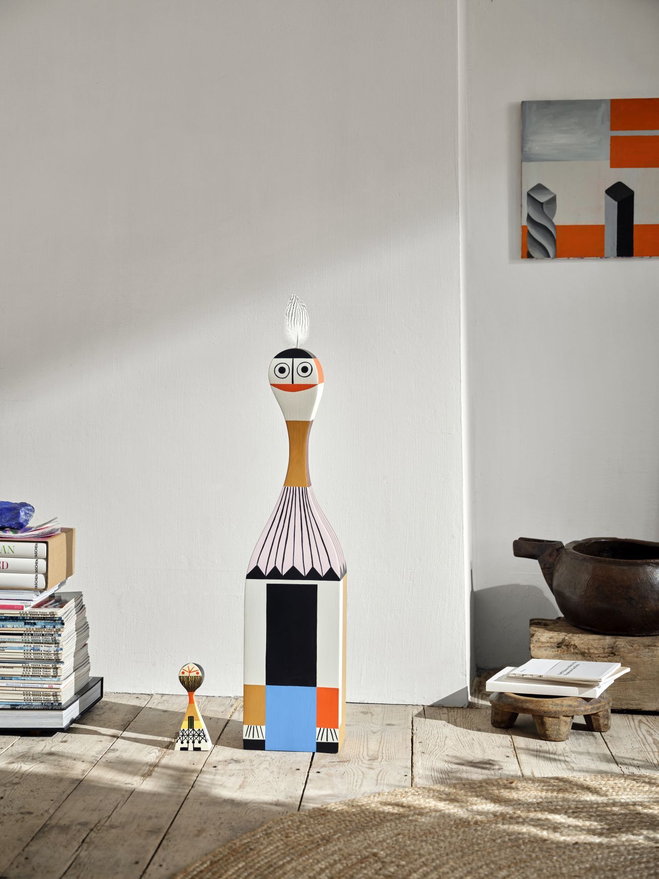 Wooden Dolls Large Wooden Figure No.1 Super Large Vitra LIMITED EDITION SINGLE PIECES