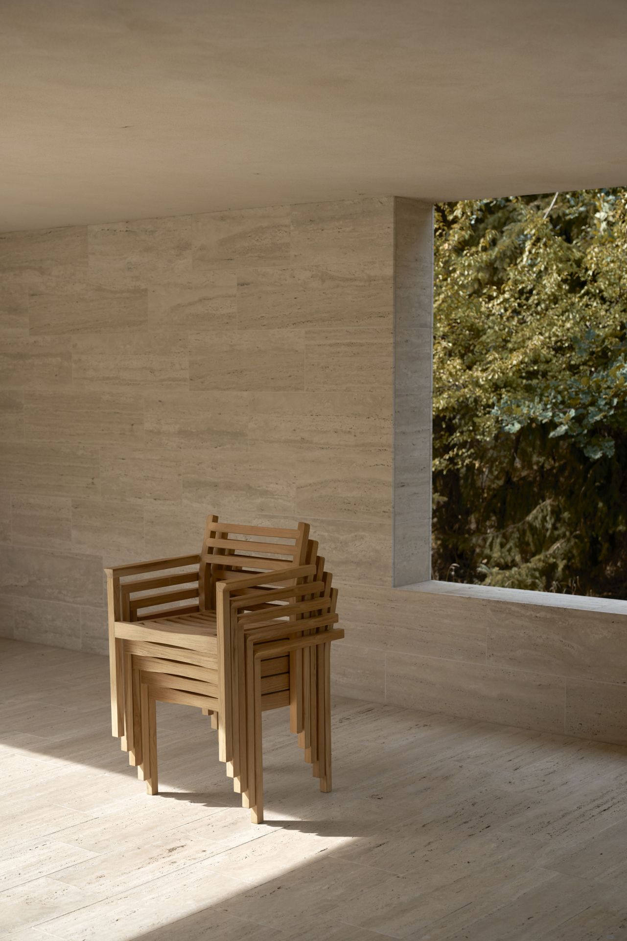 AH502 Armchair Teak Outdoor Carl Hansen & Søn