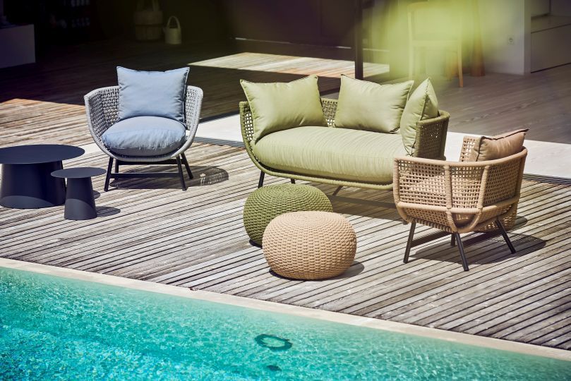 Suka Lounge Armchair Outdoor Jan Kurtz Olive