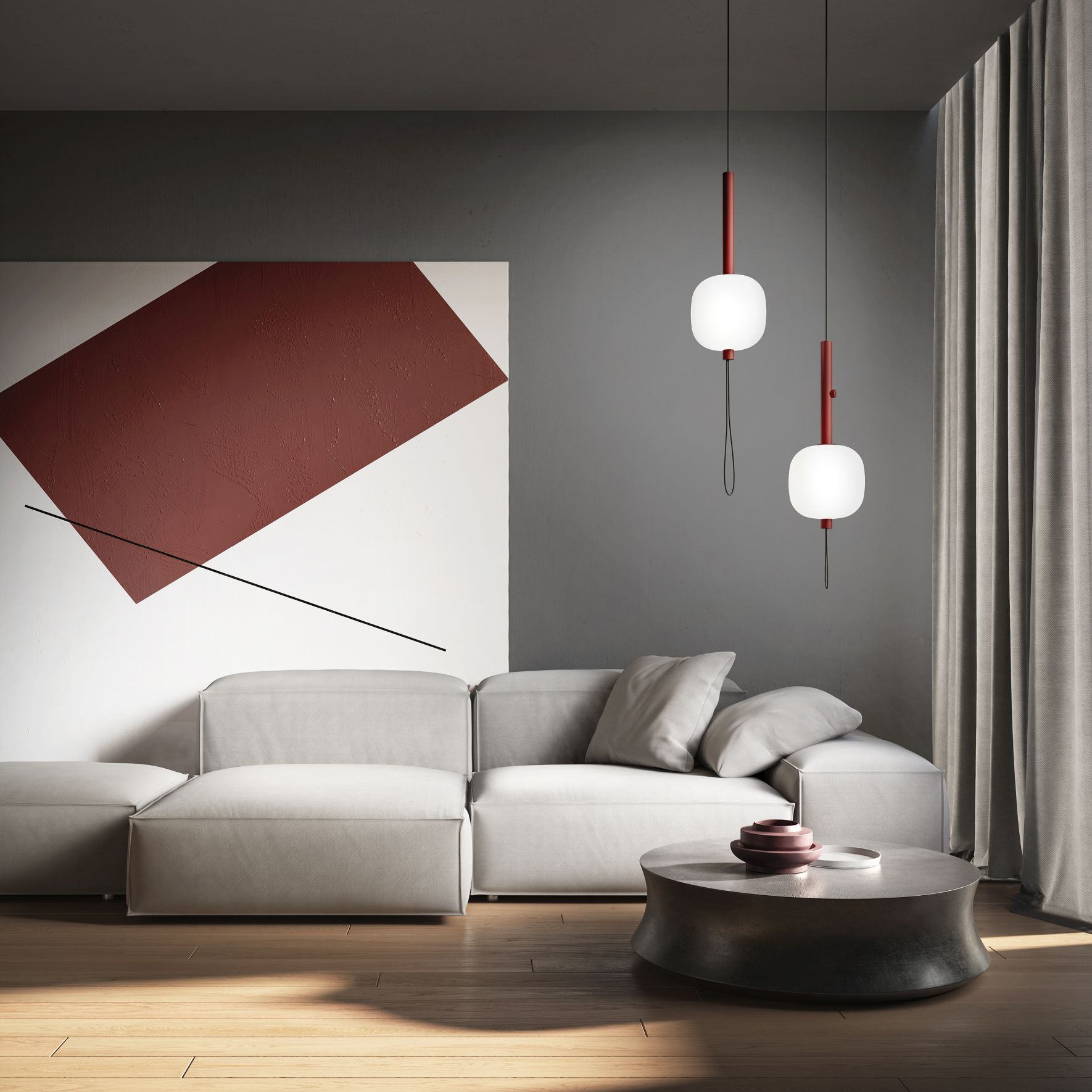 Motus Pendant lamp white Kdln