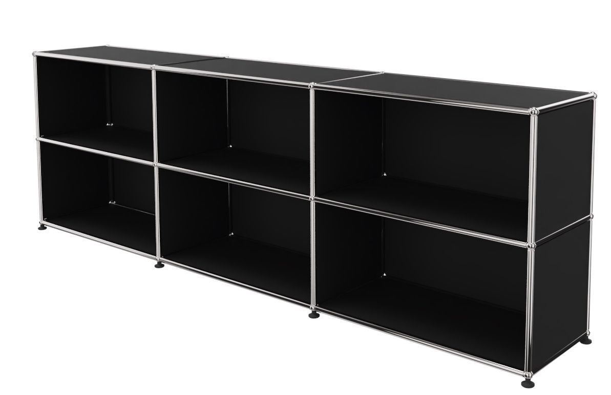 USM Haller Shelf H 75 cm Graphite black - FAST DELIVERY