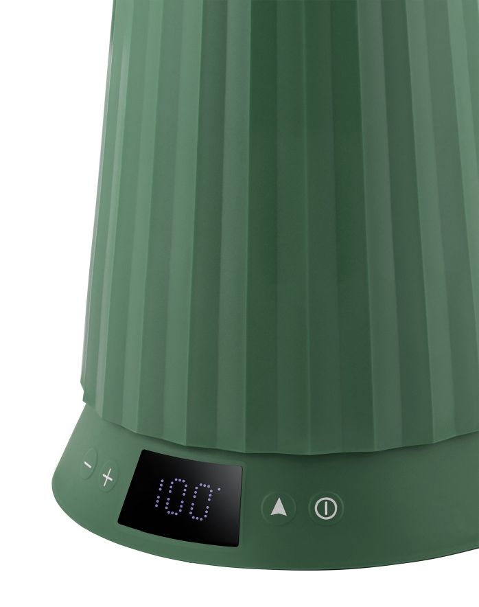 MDL21 Plissé kettle with temperature control Alessi Green
