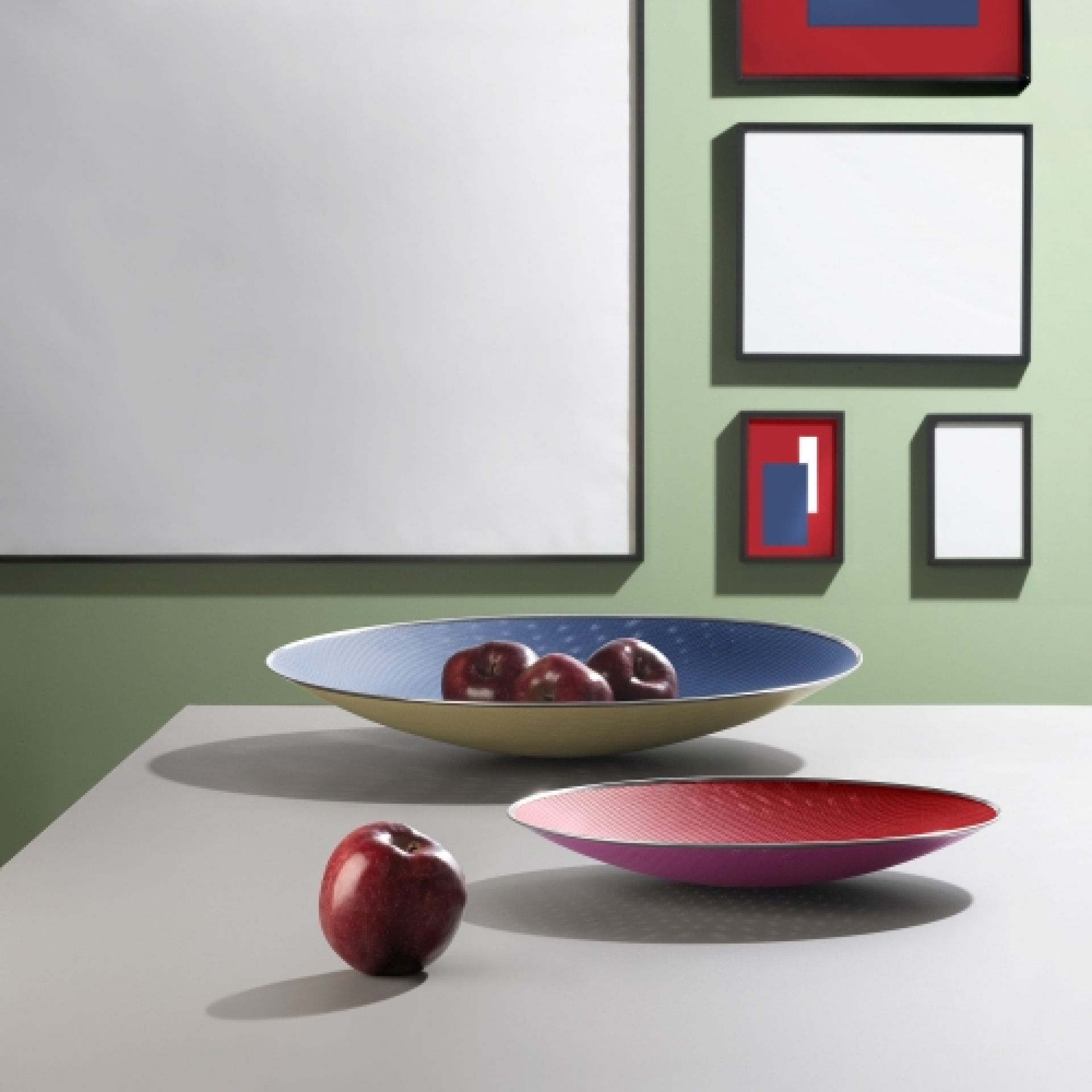 Cohncave Red and Purple Bowl SC01/33 Alessi