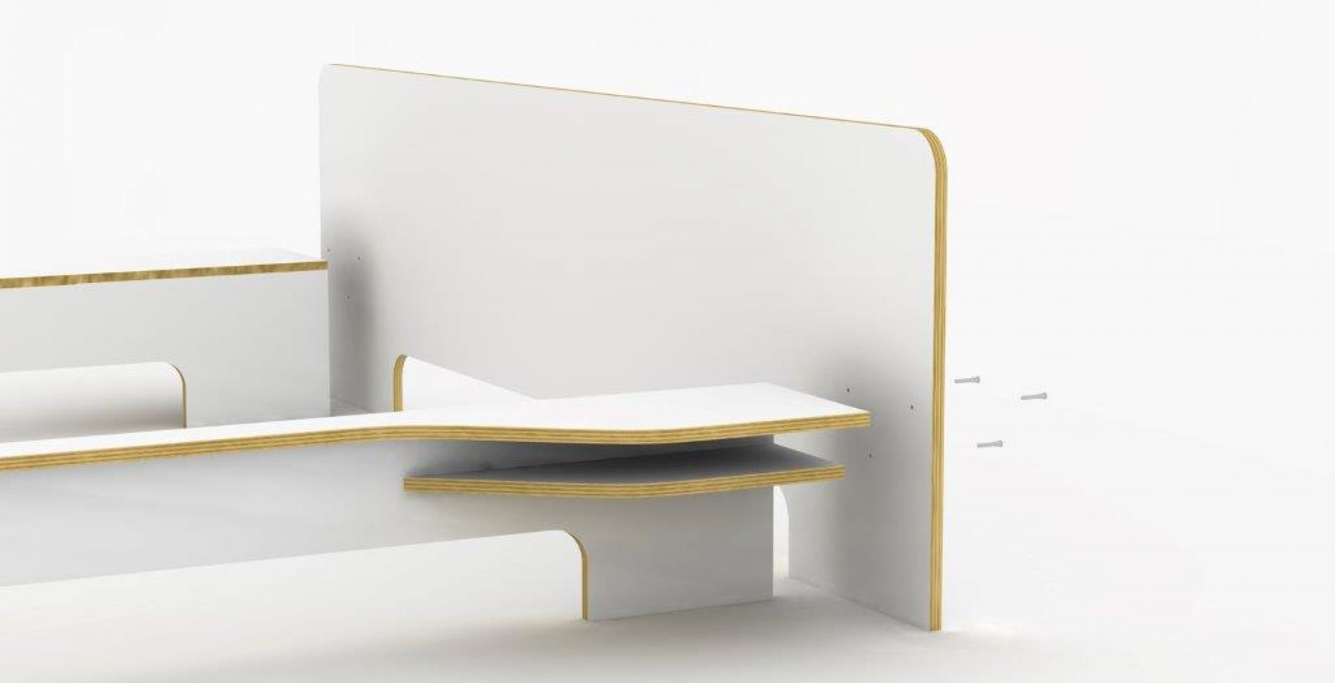 Plane Double bed Müller Möbelwerkstätten