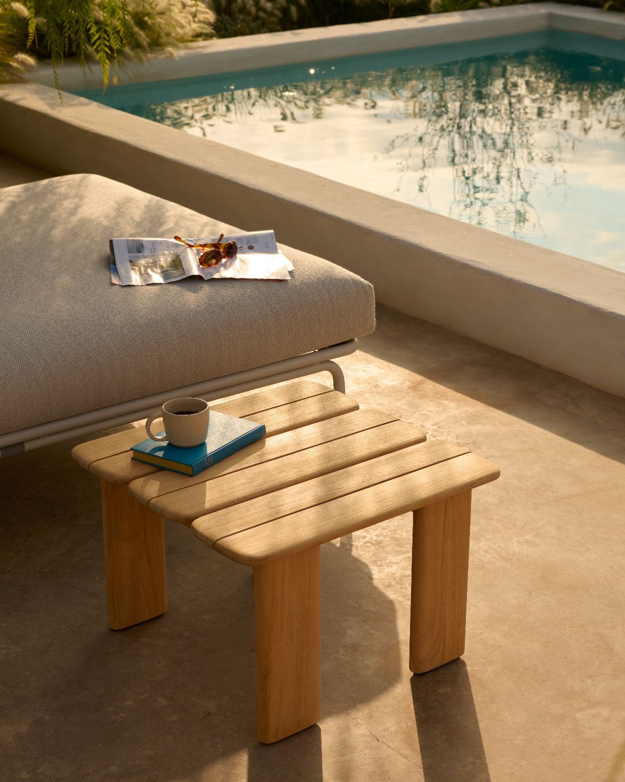 Assemble Coffee Table Coffee Table 55x55 cm Teak Outdoor Muuto 