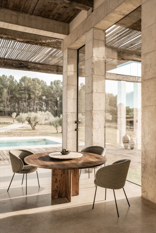 BC17 T-Rox table round dining table Janua Ø 110 x H 75 cm
