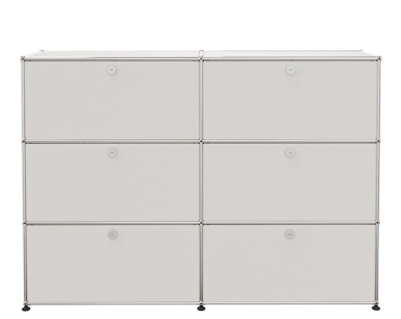 USM Haller Highboard 6 Flaps Pure white - FAST DELIVERY     