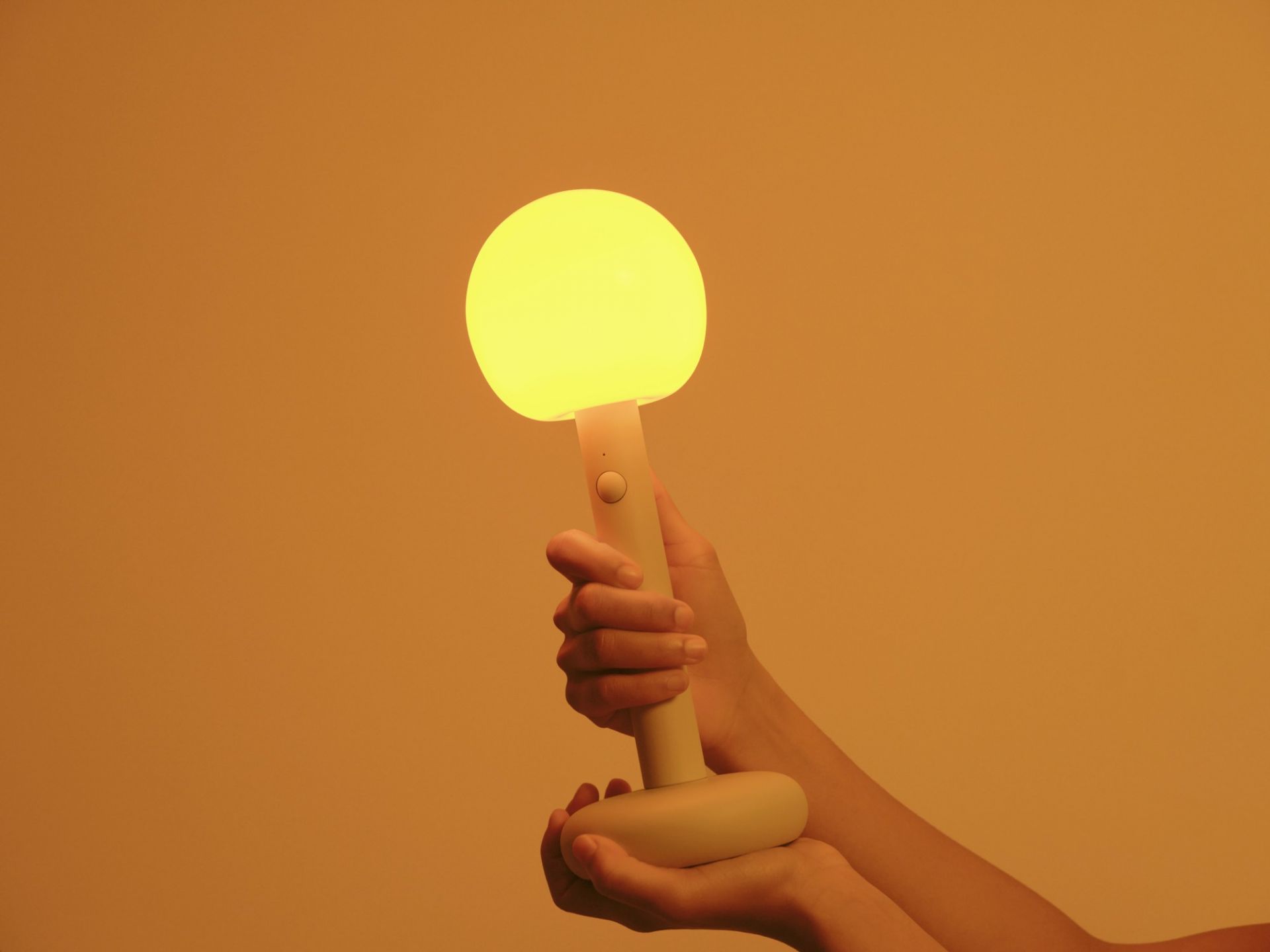 Fire rechargeable LED table lamp Grau