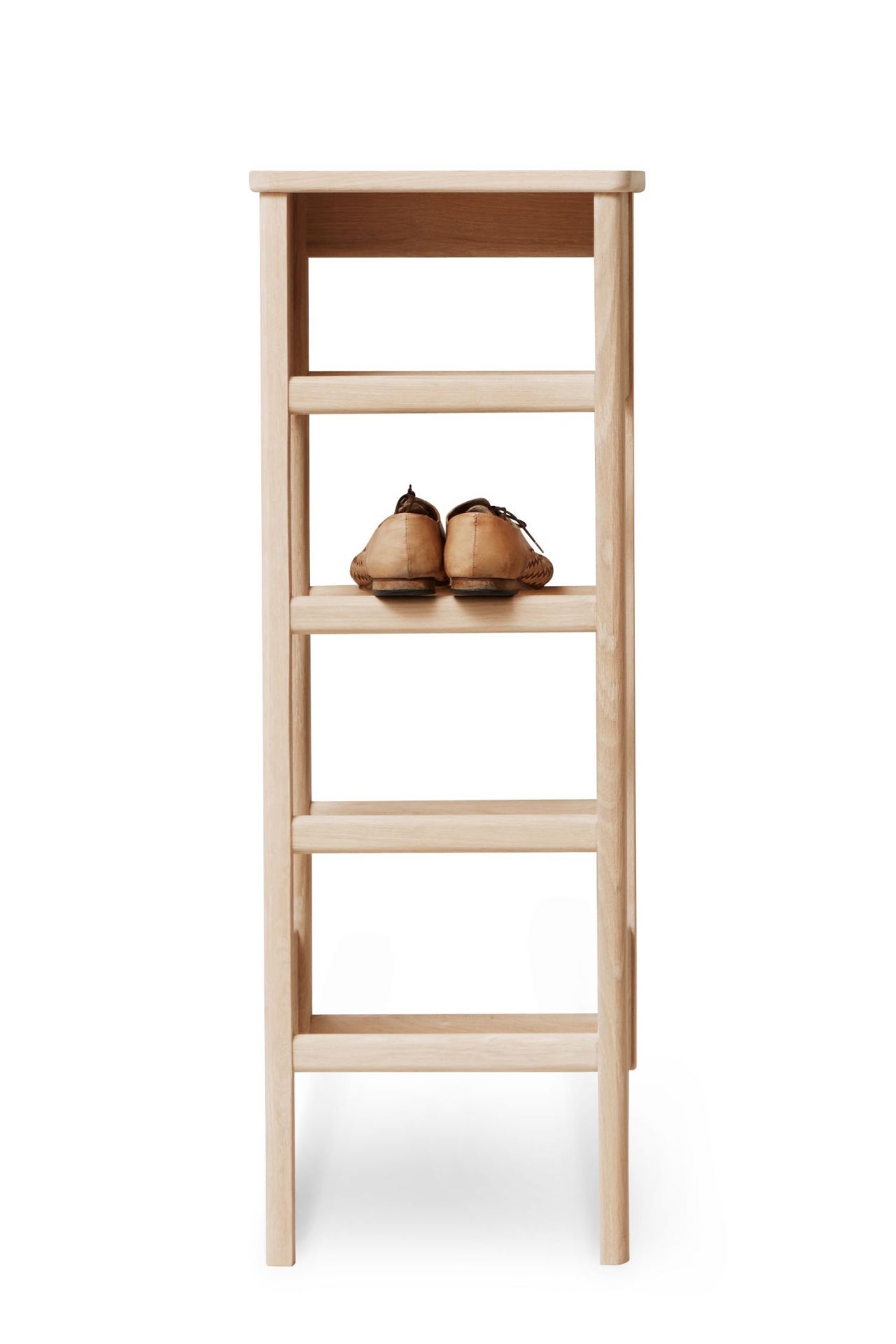 A Line Shoe rack 35 oak white oiled Form & Refine