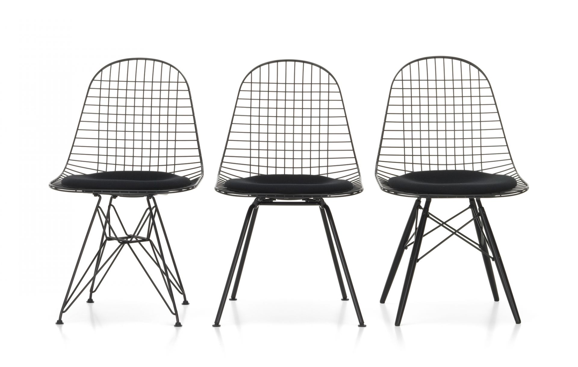 DKX-5 Wire Chair Chair with Seat Cushion Vitra