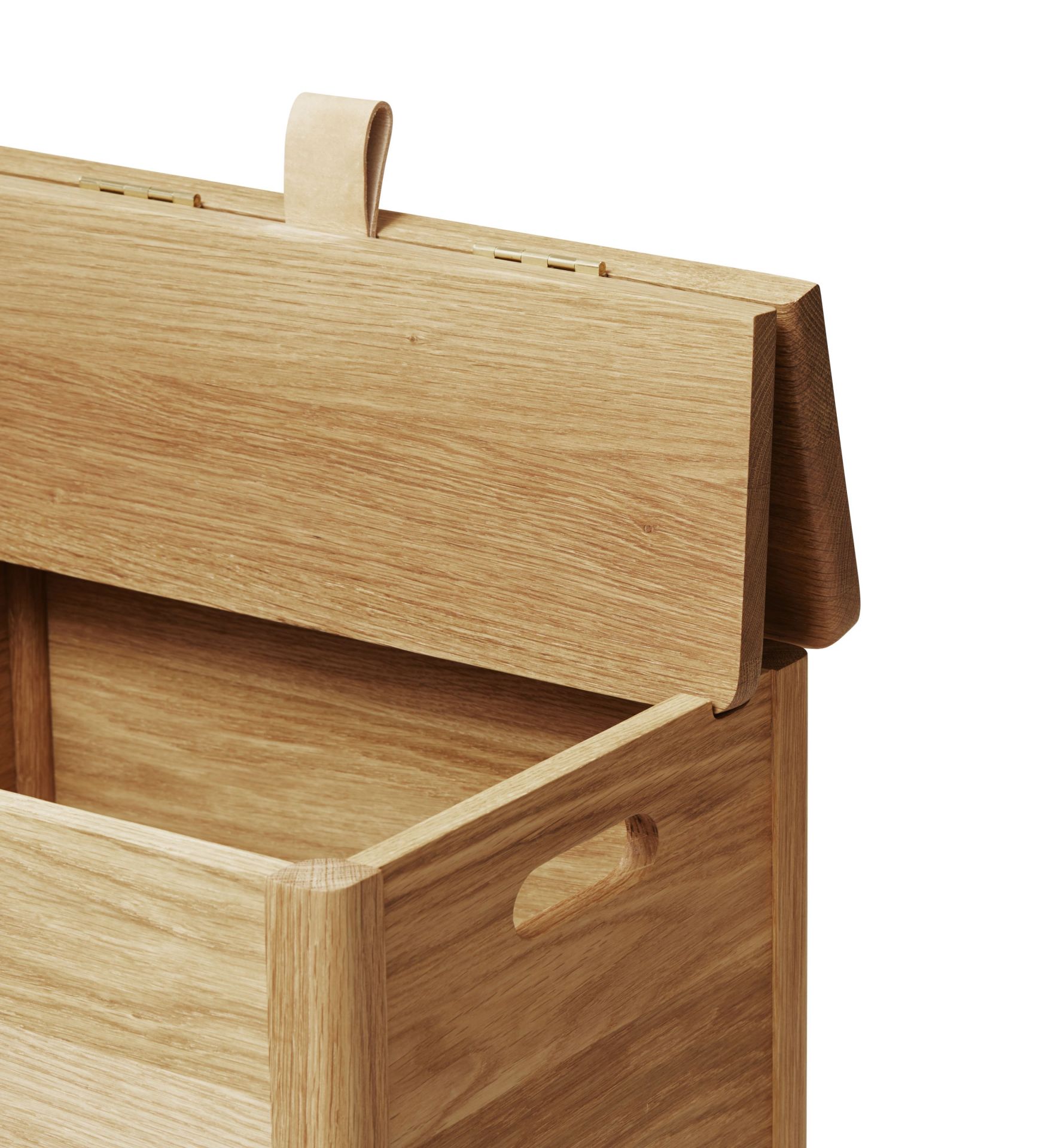 A Line Laundry Box Oak Oiled Form & Refine