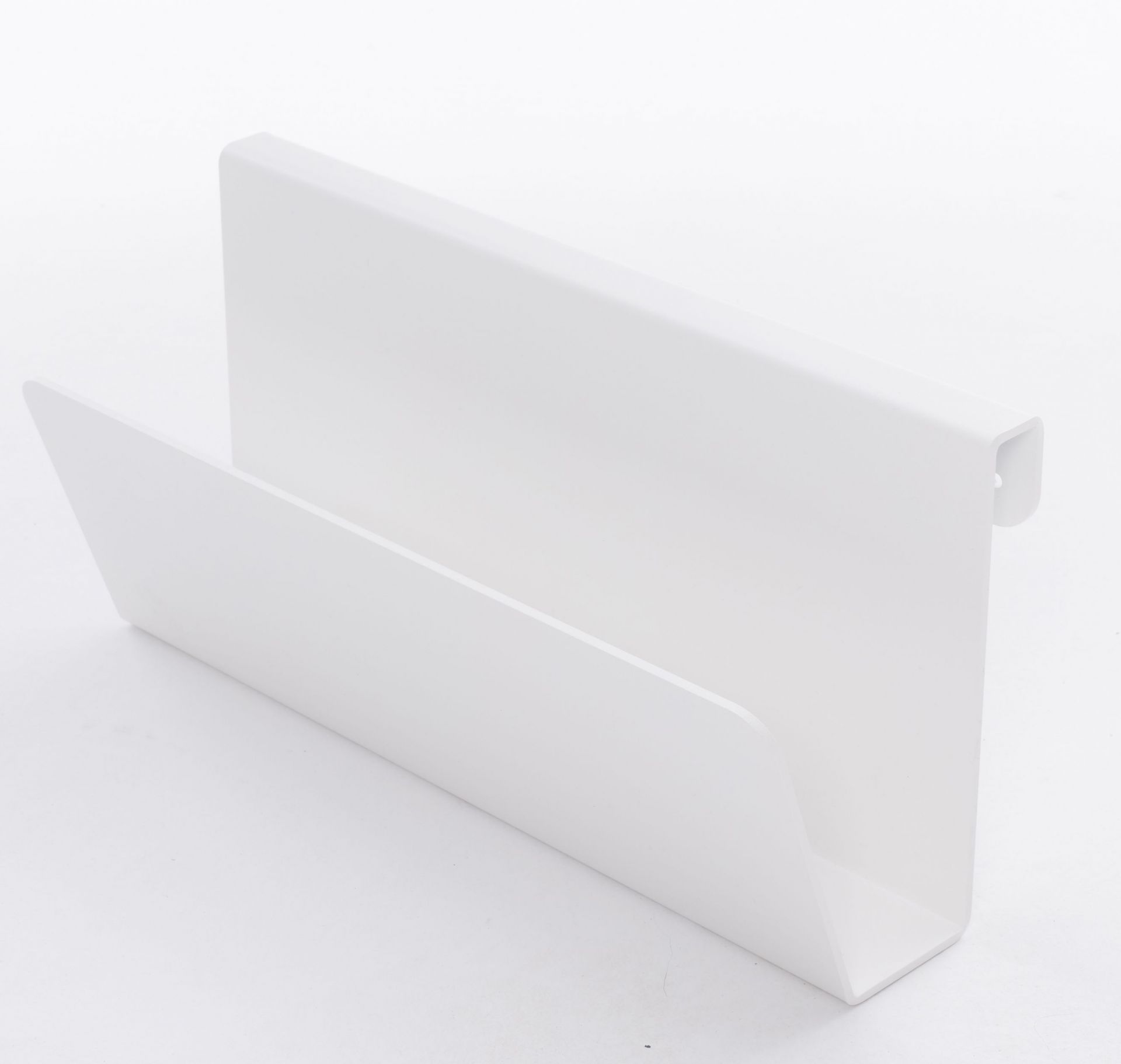 Magazine rack white for Flai Bed Müller Möbelwerkstätten 