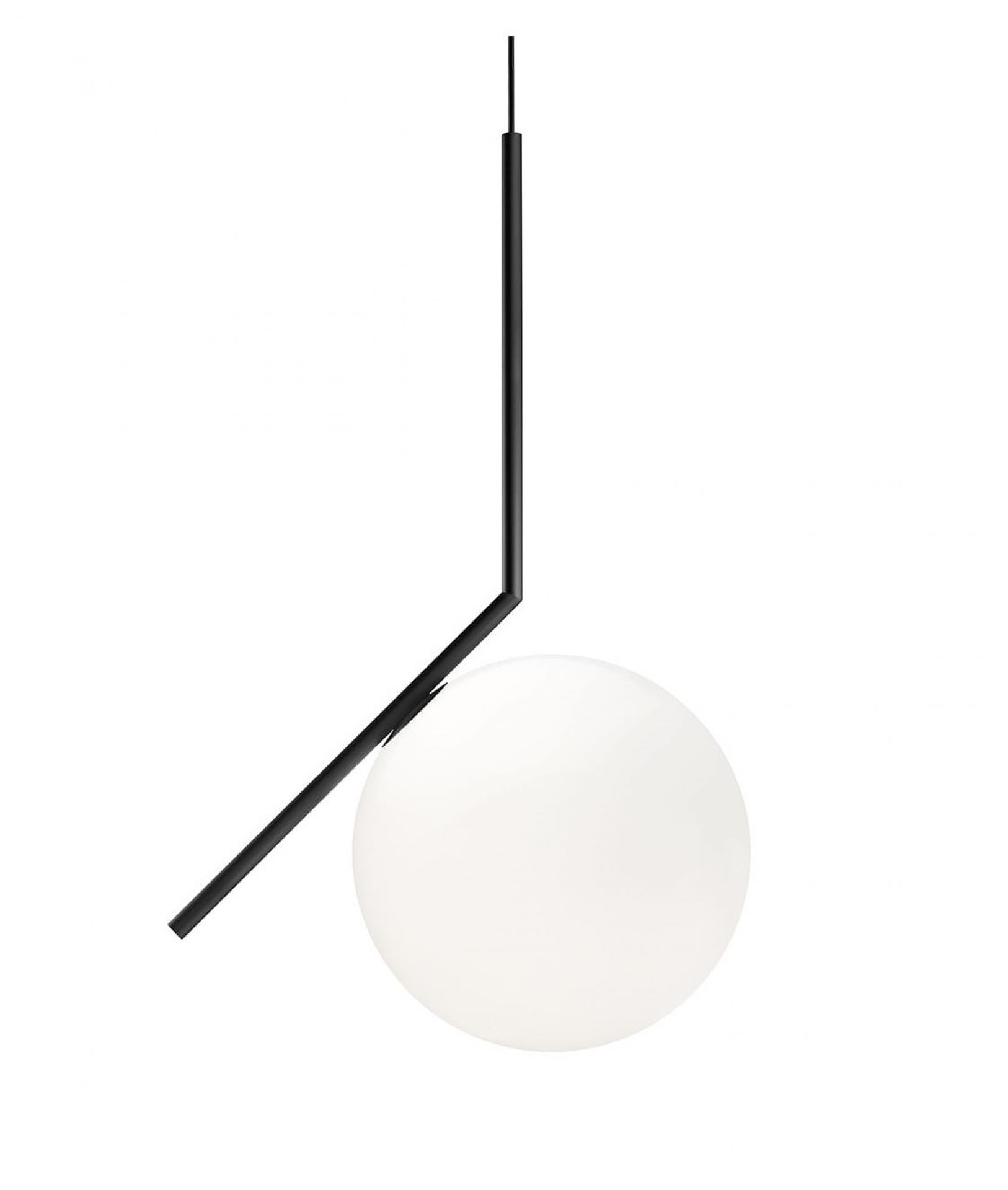 IC Lights S2 Pendant lamp Flos black