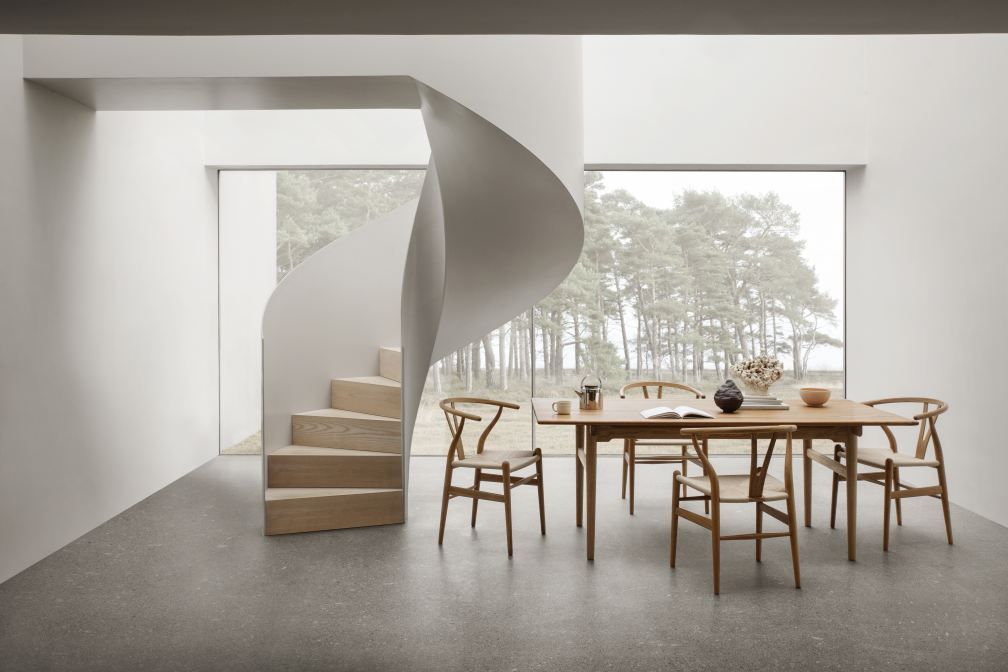 Dining Set 2 CH327 W 248 cm + 6x CH24 Chair Teak Carl Hansen & Søn 