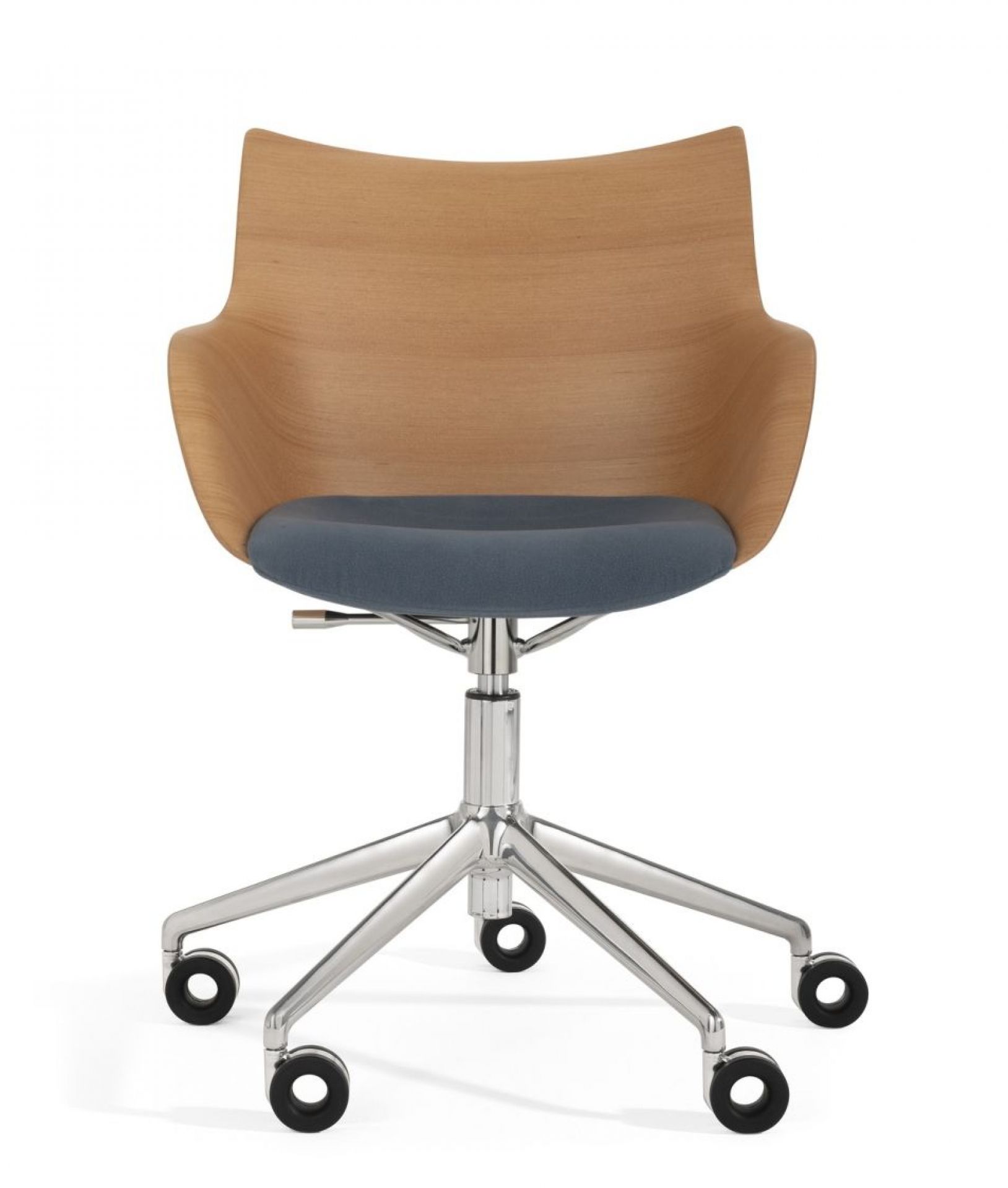 Q/Wood Soft Swivel Chair Kartell