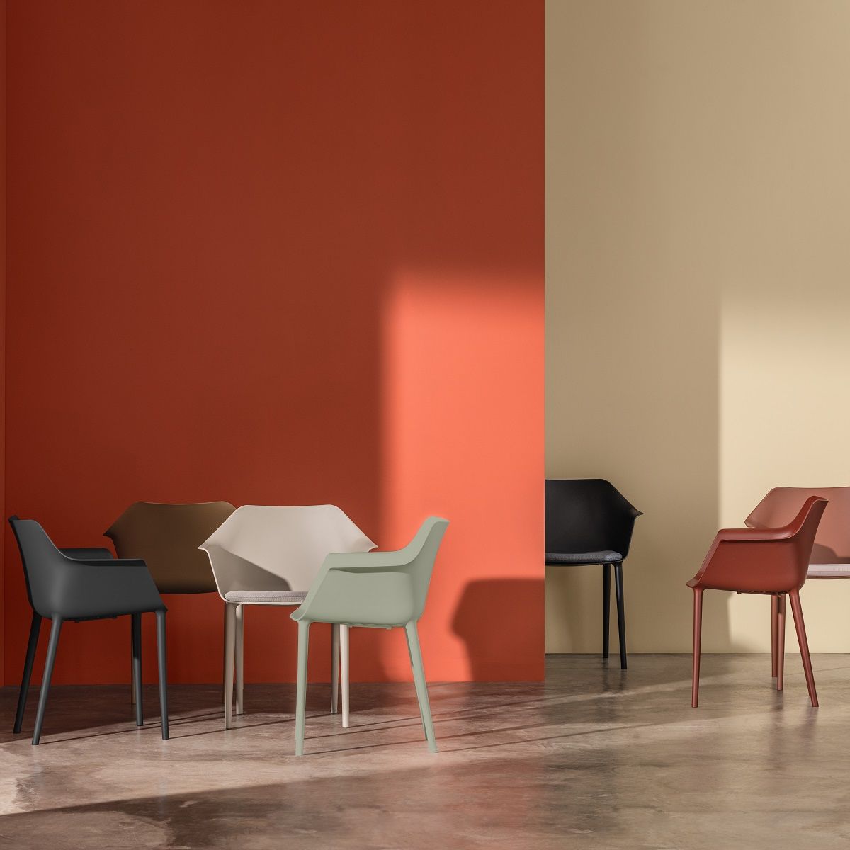 Gala Pure Eco SO0724 Stackable armchair Andreu World