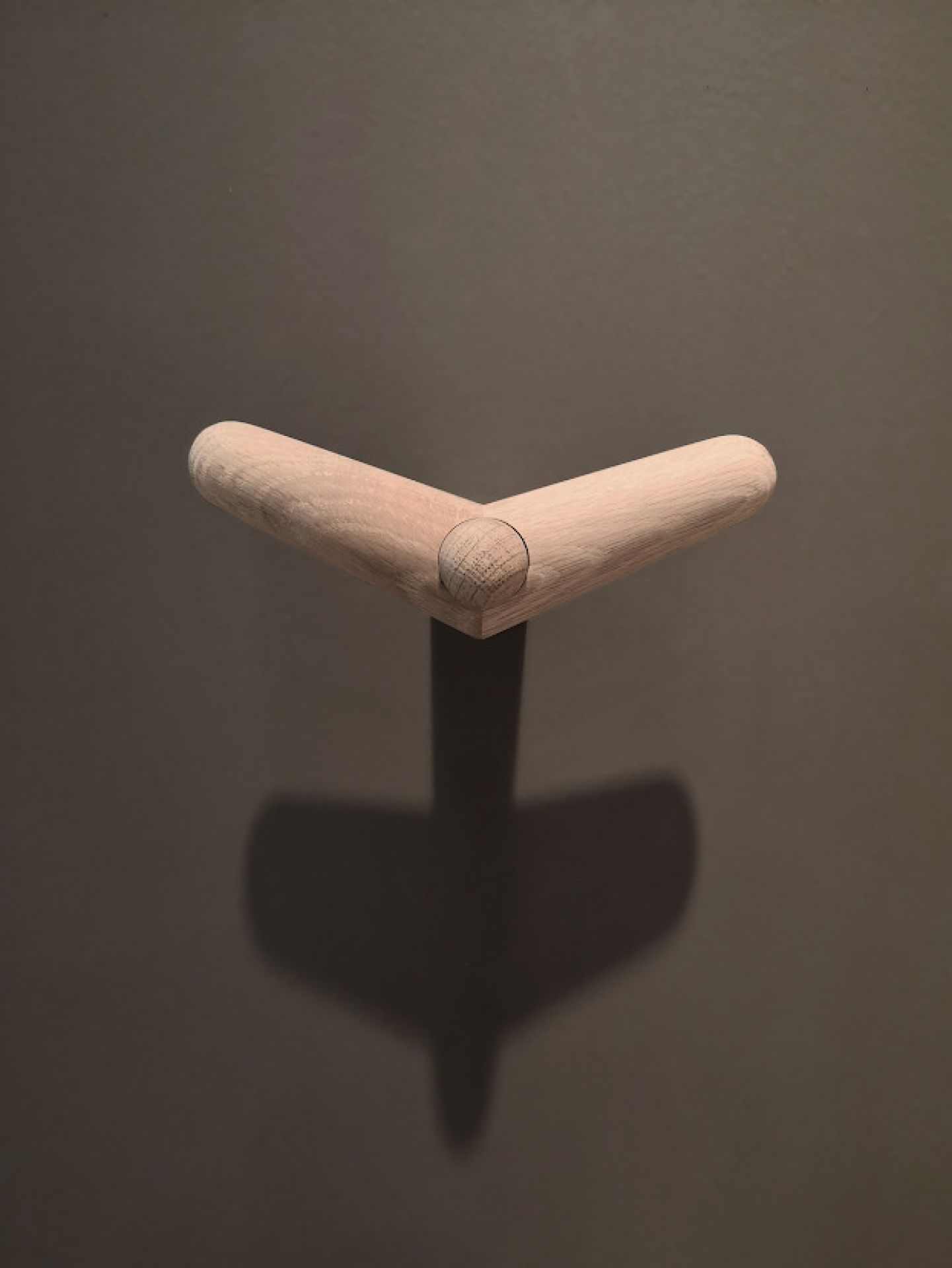 Tail Wing Hook Black Painted Birch Woud SINGLE PIECES