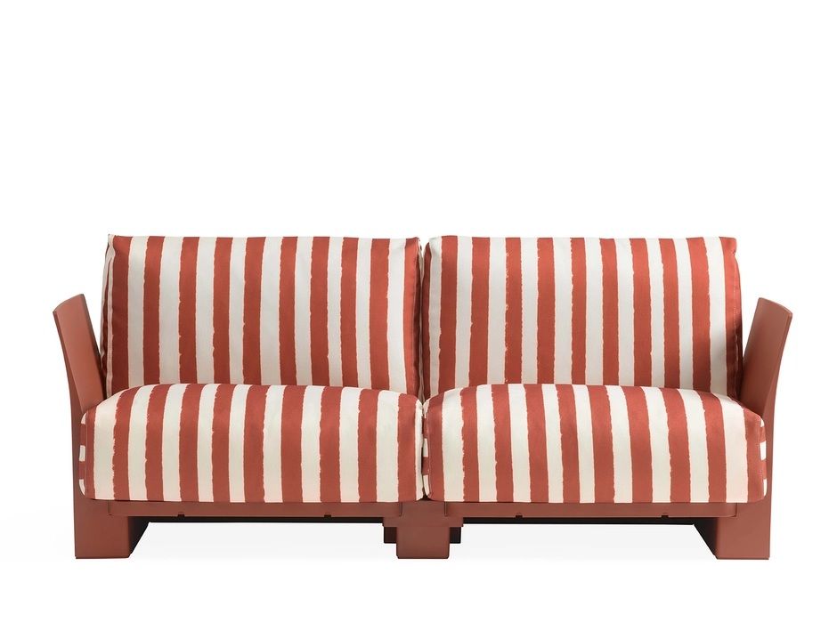 Pop Outdoor Monoblock Sofa 2-seater Kartell