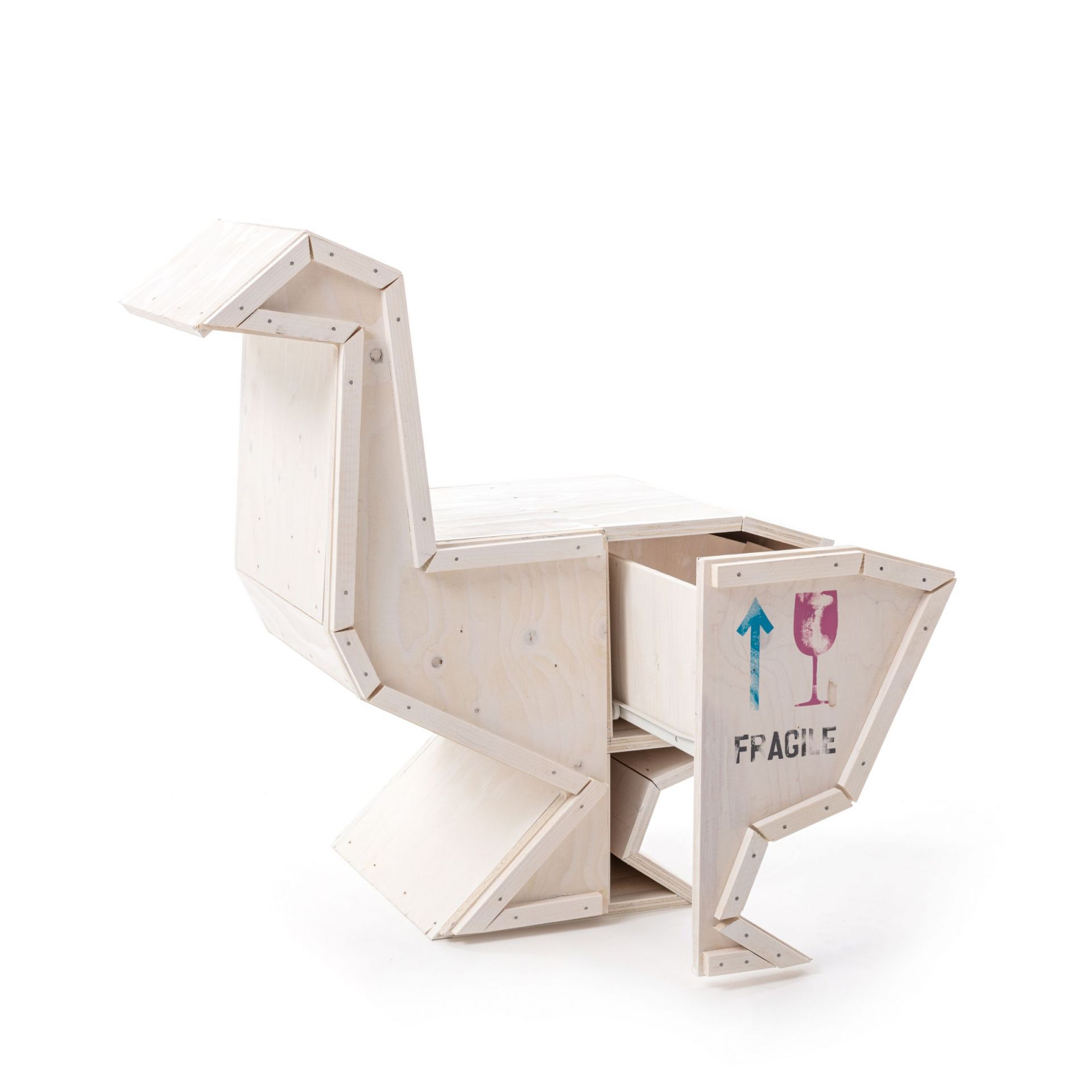 Sending Animals Goose 2.0 cupboard white Seletti