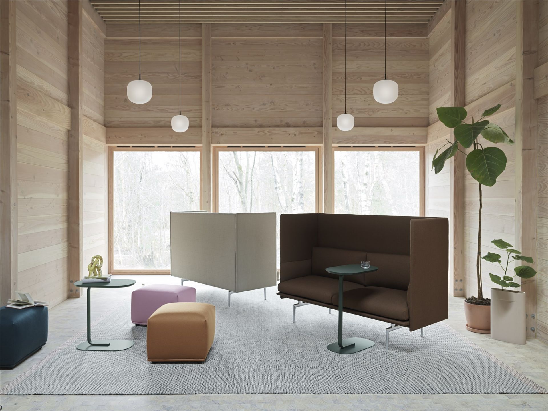 Outline 2-Seater Highback Sofa Muuto