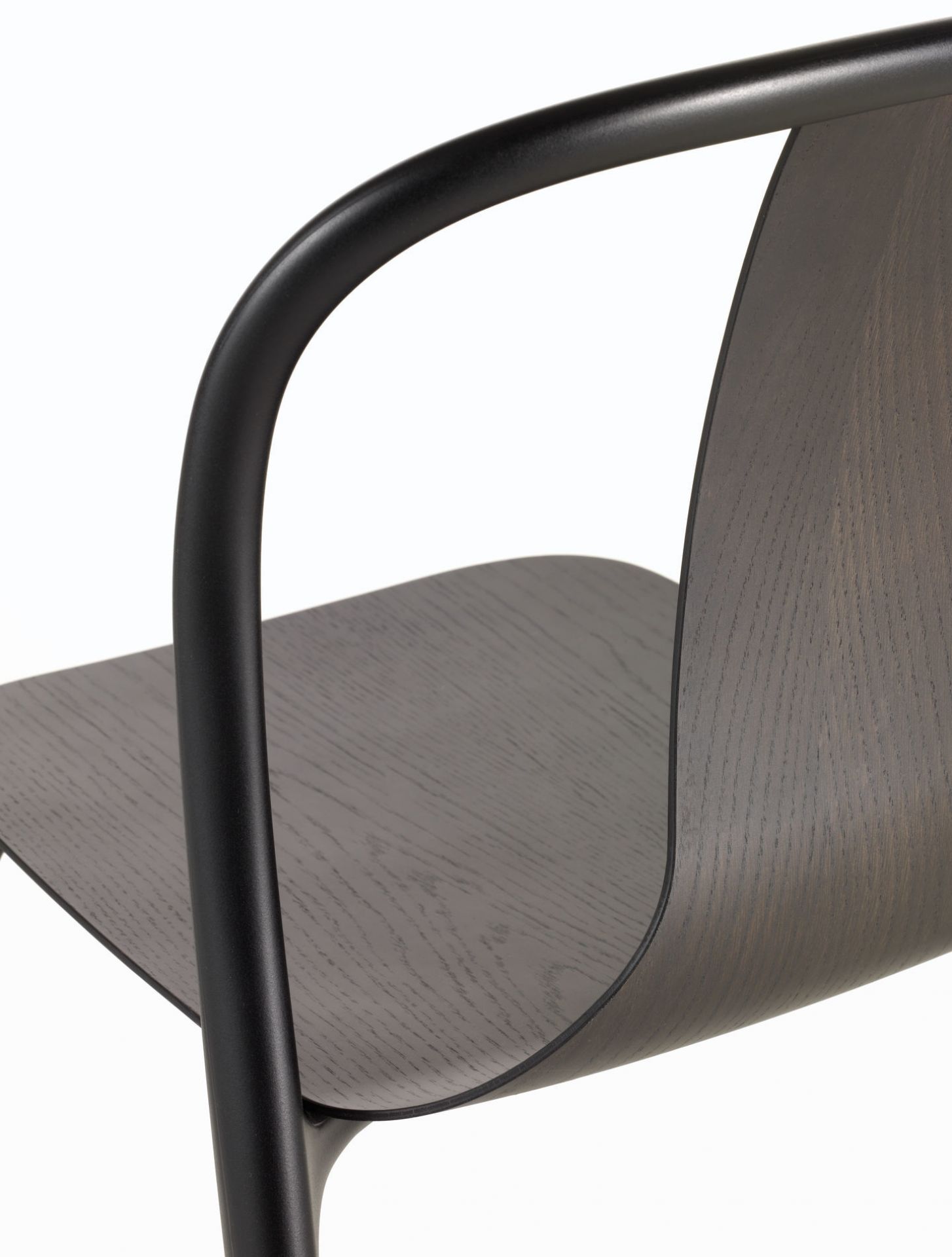 Belleville Armchair Wood Chair Vitra