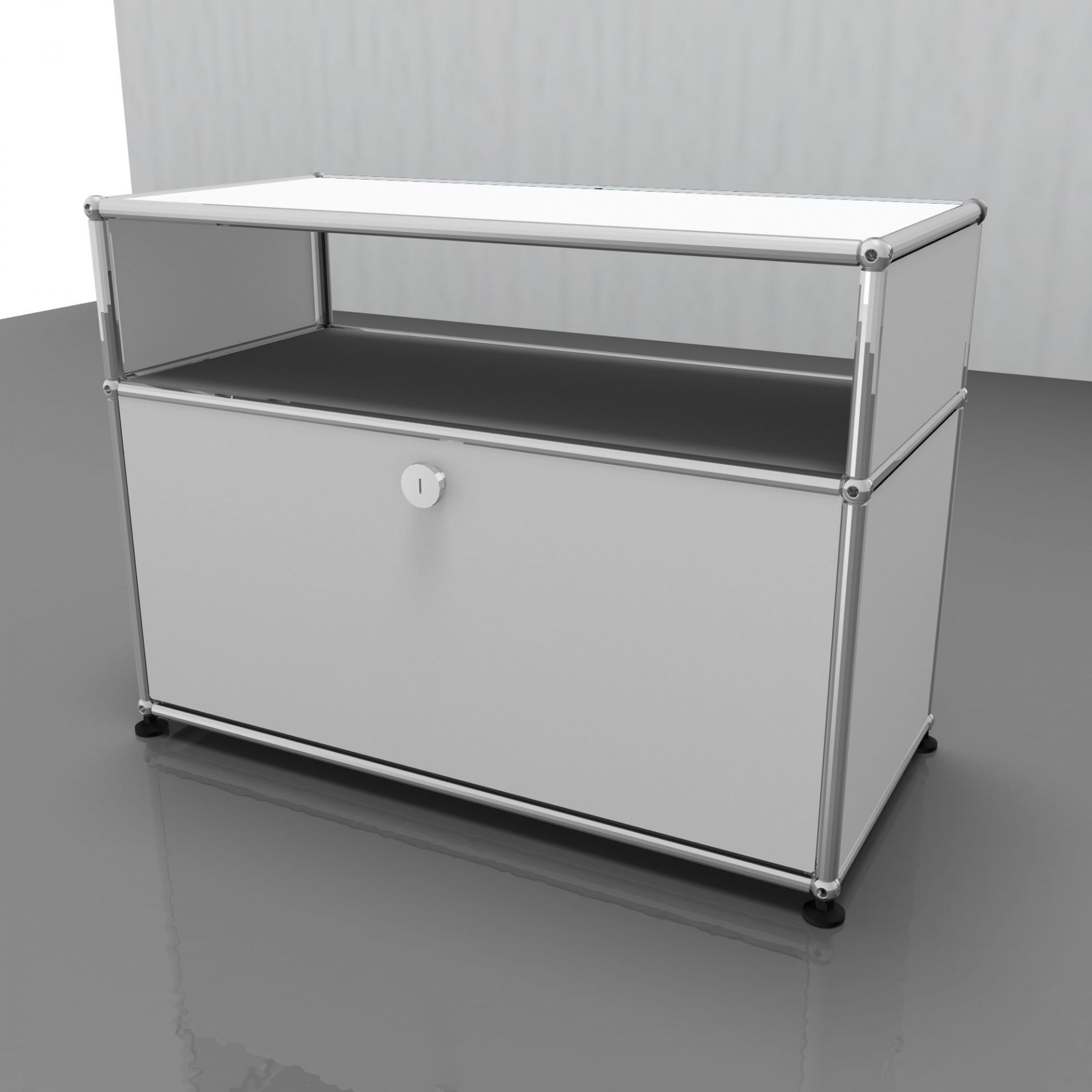 USM Haller board with drawer