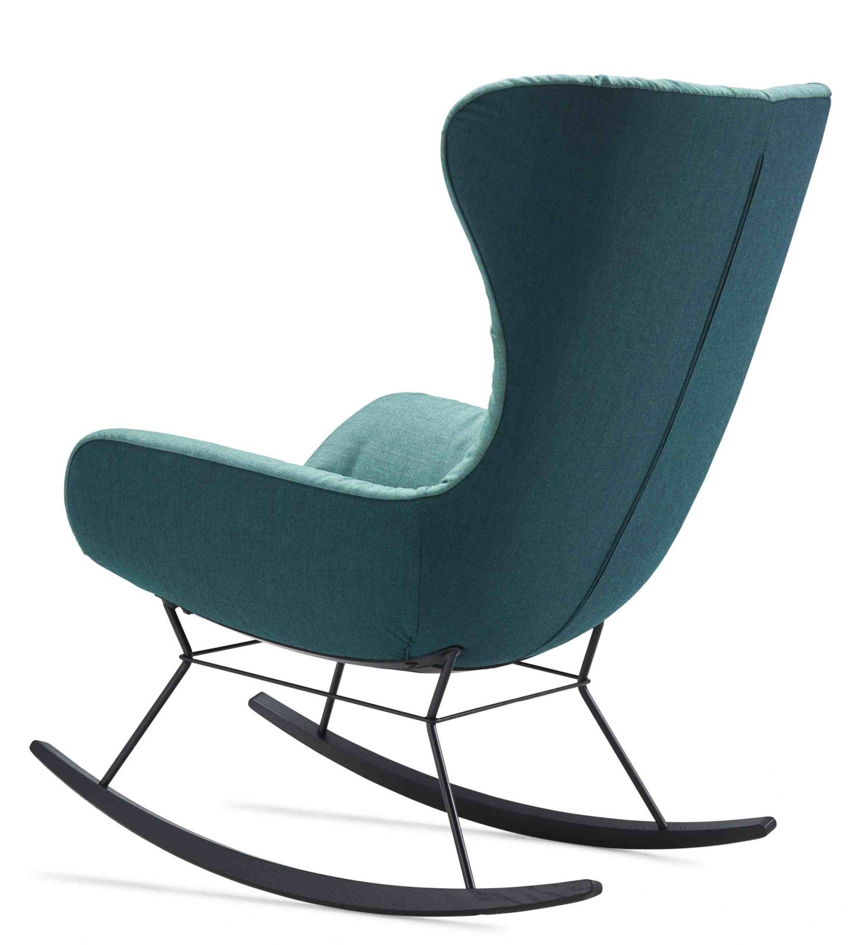 Leya Rocking Wingback Chair Freifrau Manufaktur