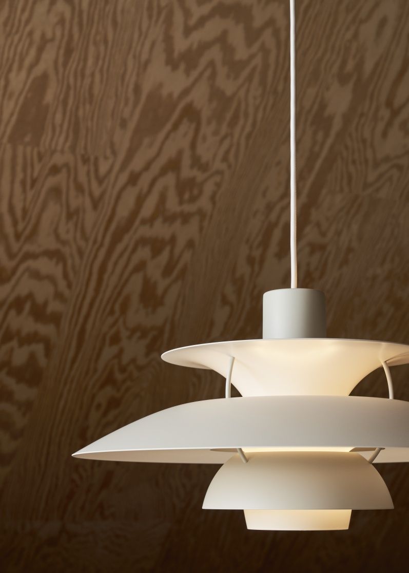 PH 5 Monochrome Pendant light Louis Poulsen Pale Blush