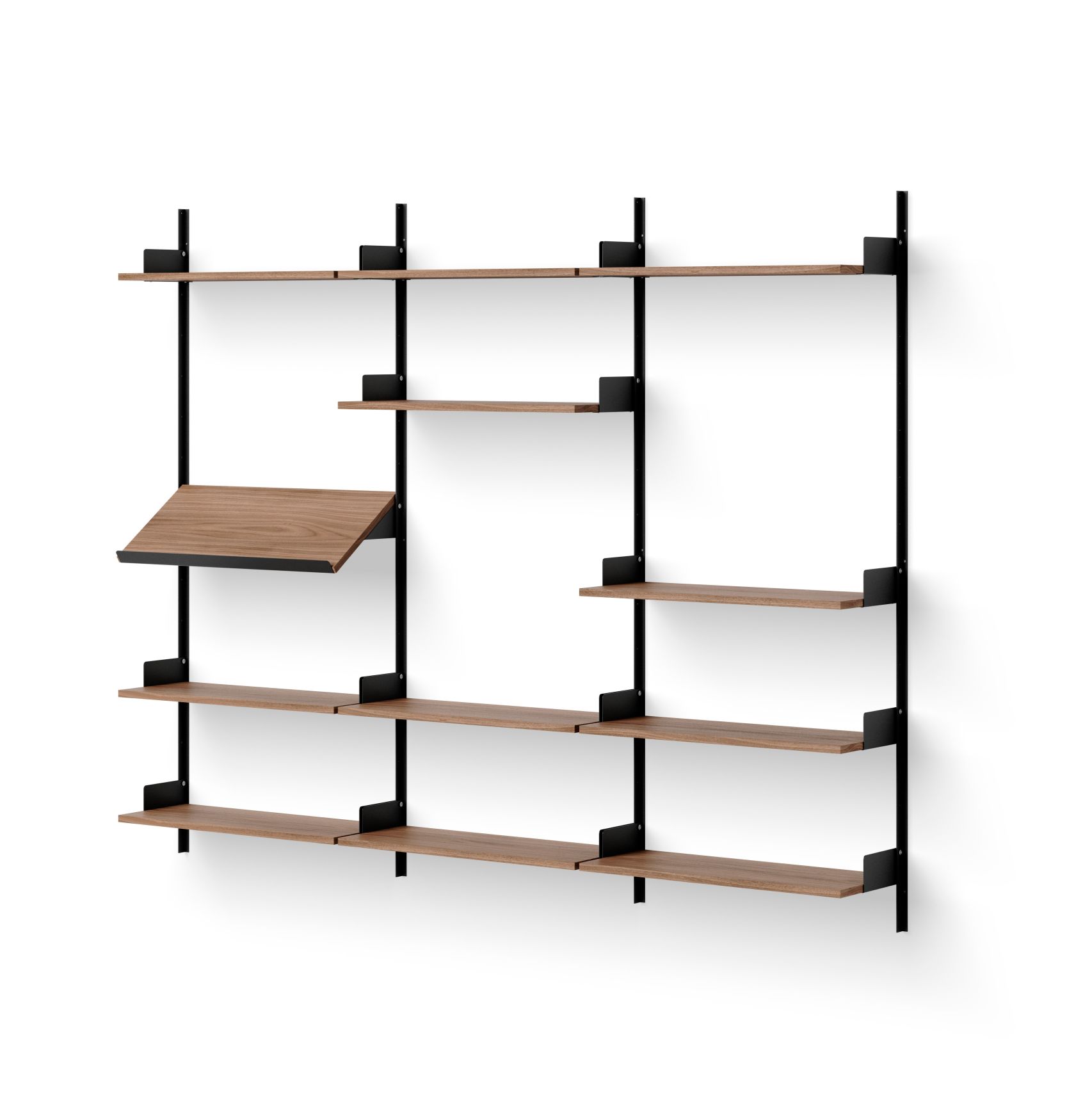 Display 1900 Wall Shelf Walnut New Works