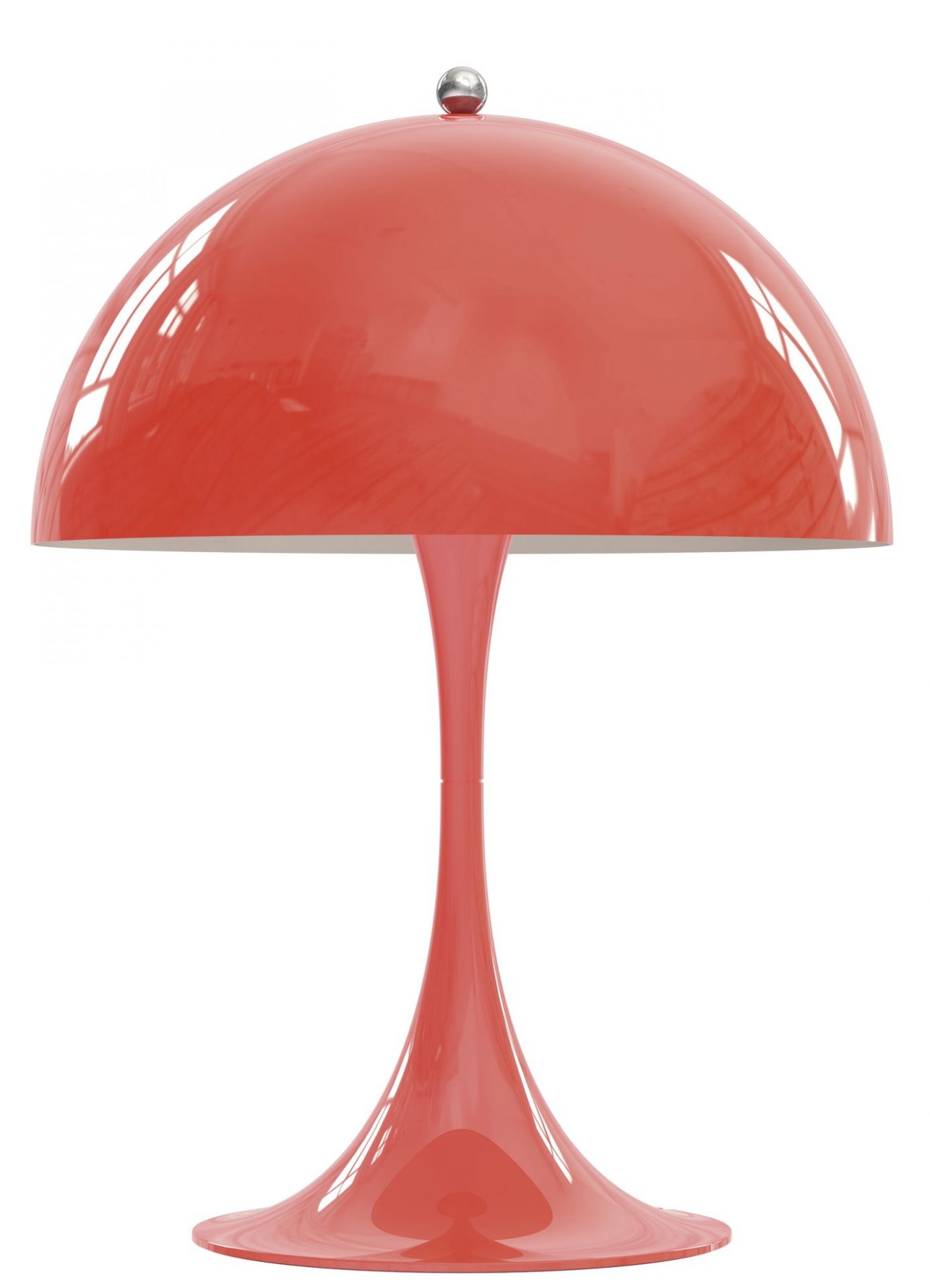 Panthella 250 Table lamp LED Louis Poulsen Metal coral lacquered