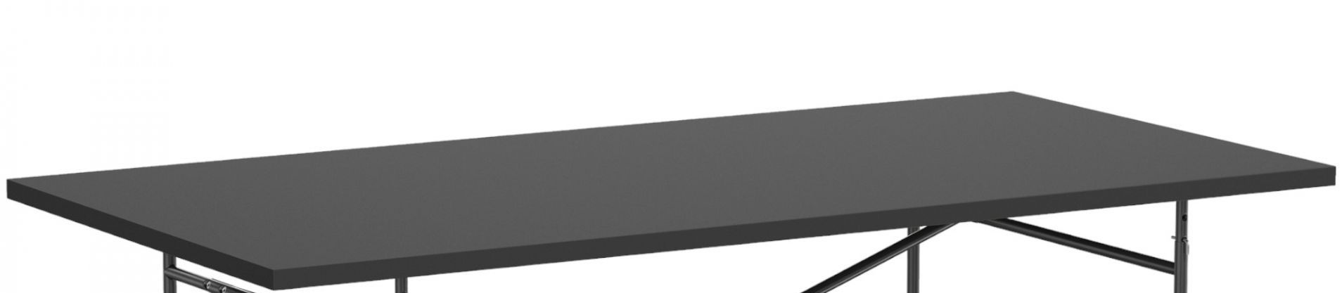 Eiermann Table top Linoleum Richard Lampert Black - W 120 x D 80 cm