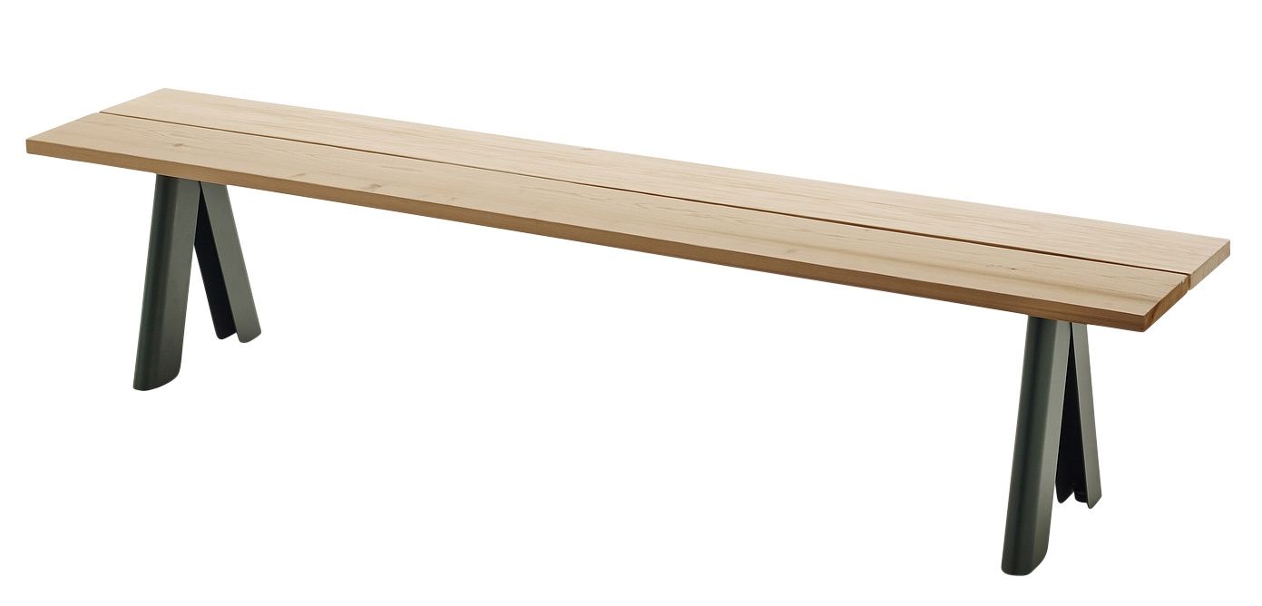 Overlap Bench Bench Outdoor Skagerak by Fritz Hansen Hunter green