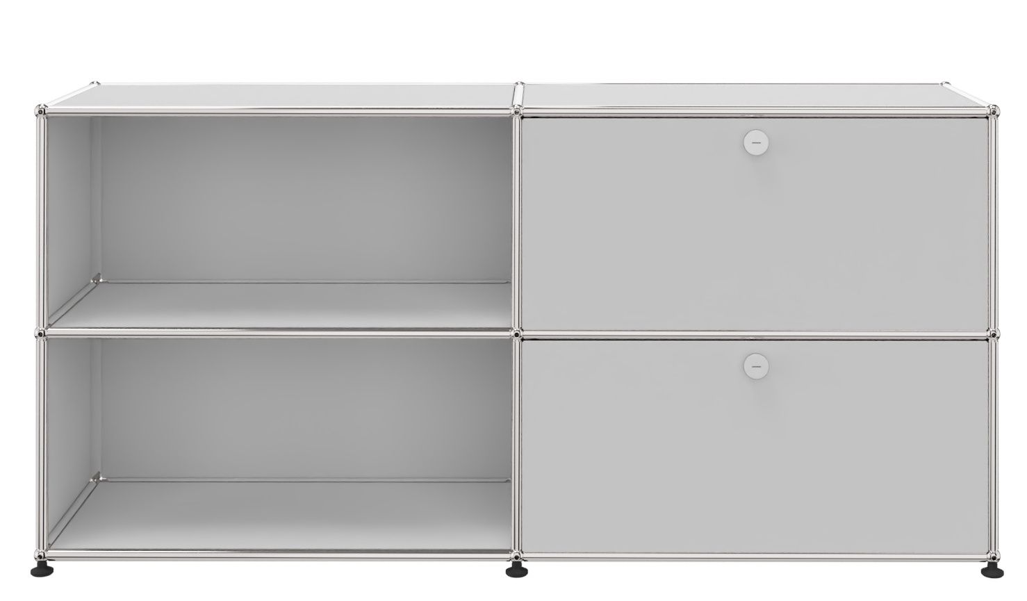 USM Haller Sideboard 2 Open / 2 Flaps Right Graphite black