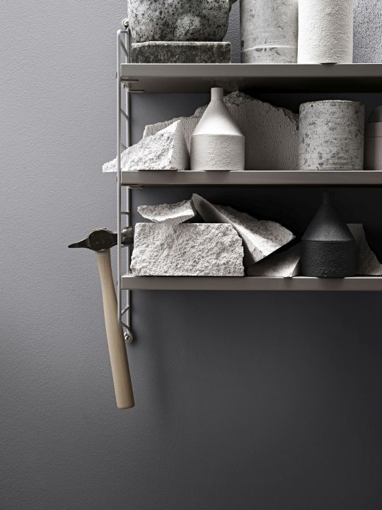 String Pocket Metal Shelf String Furniture