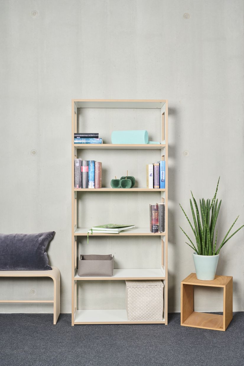 High stacking shelf Gundmodul view Tojo