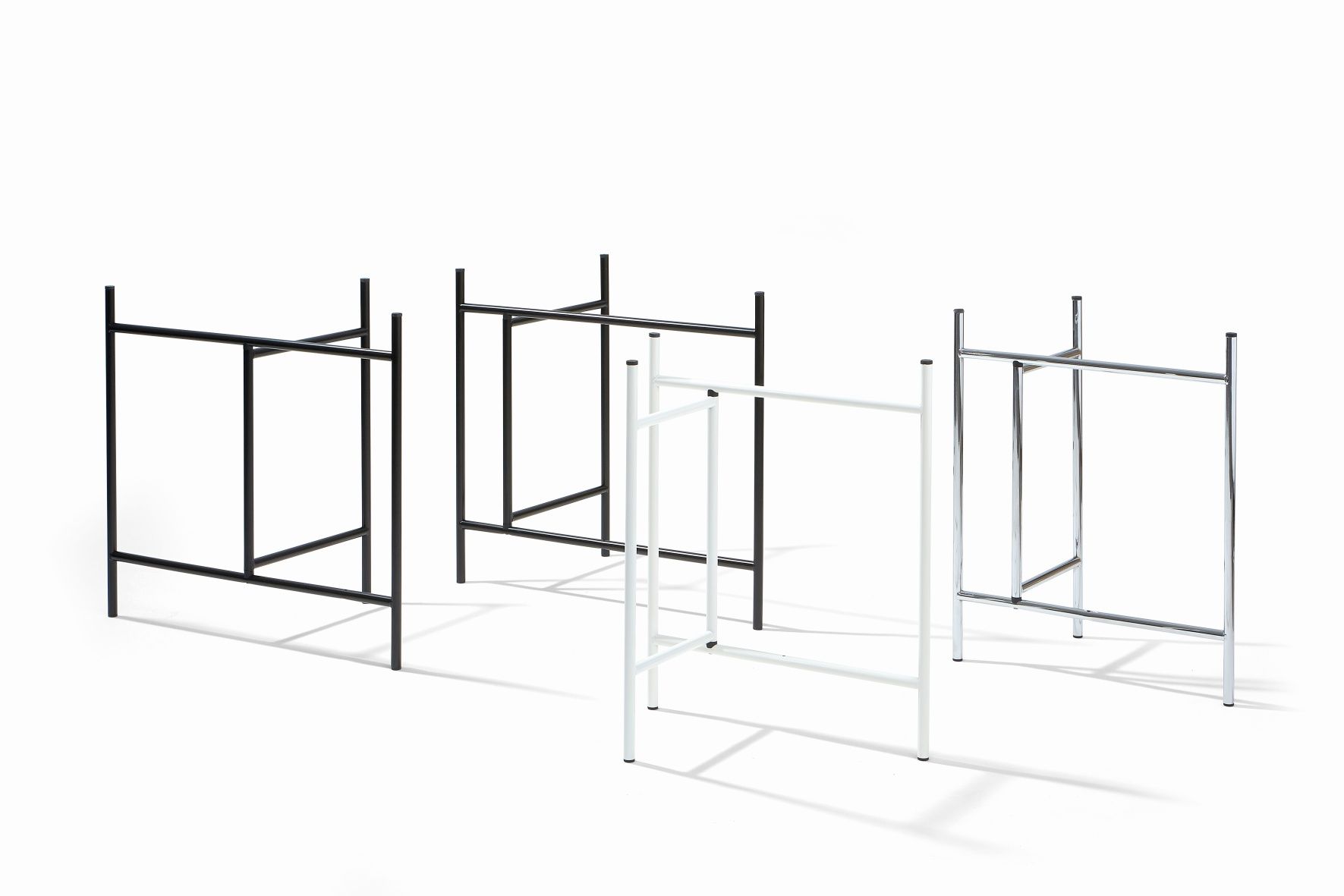 Eiermann 3 table frame coloured WHITE Richard Lampert SINGLE PIECES