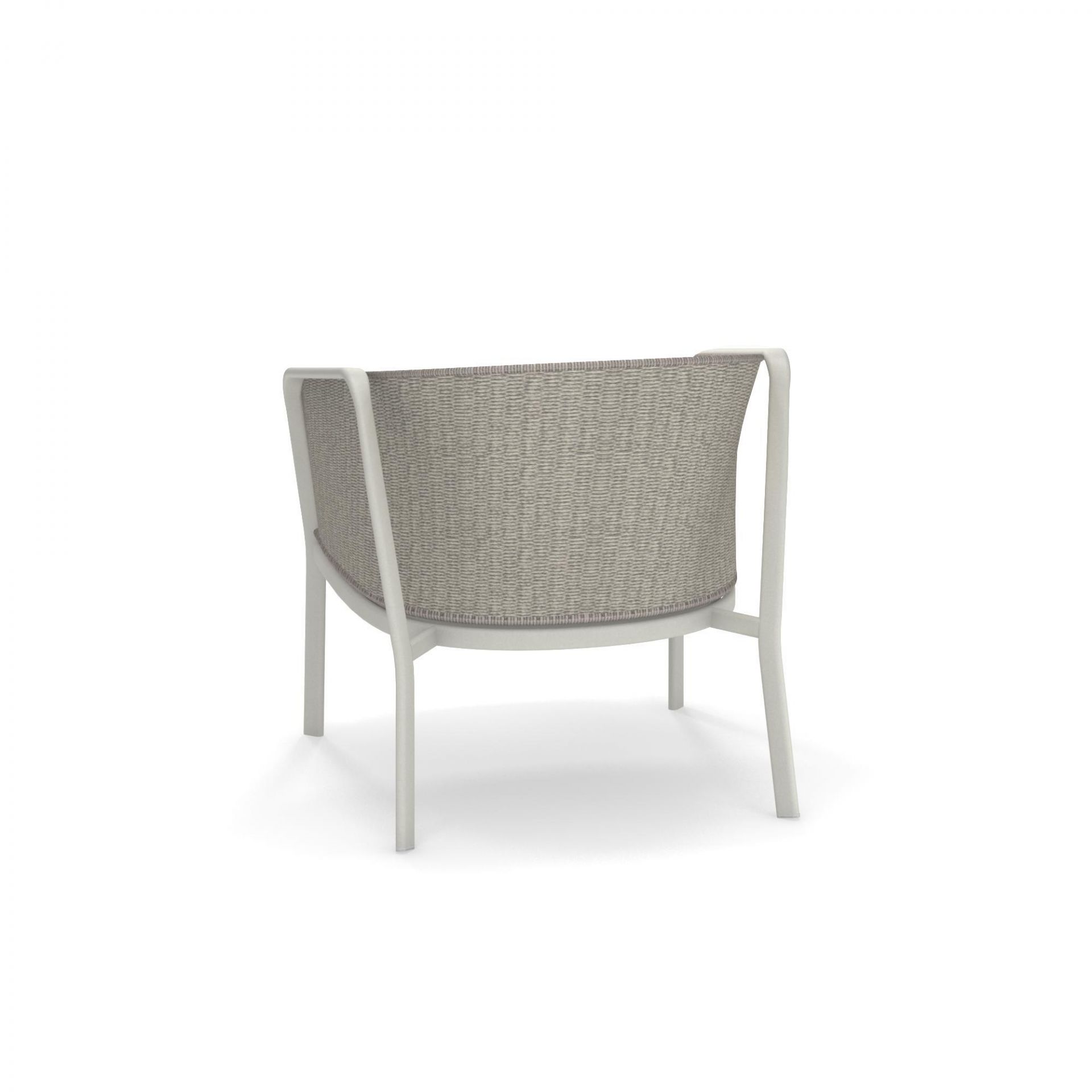 Carousel 1216 Outdoor Lounge Chair Emu White / Melange Ivory