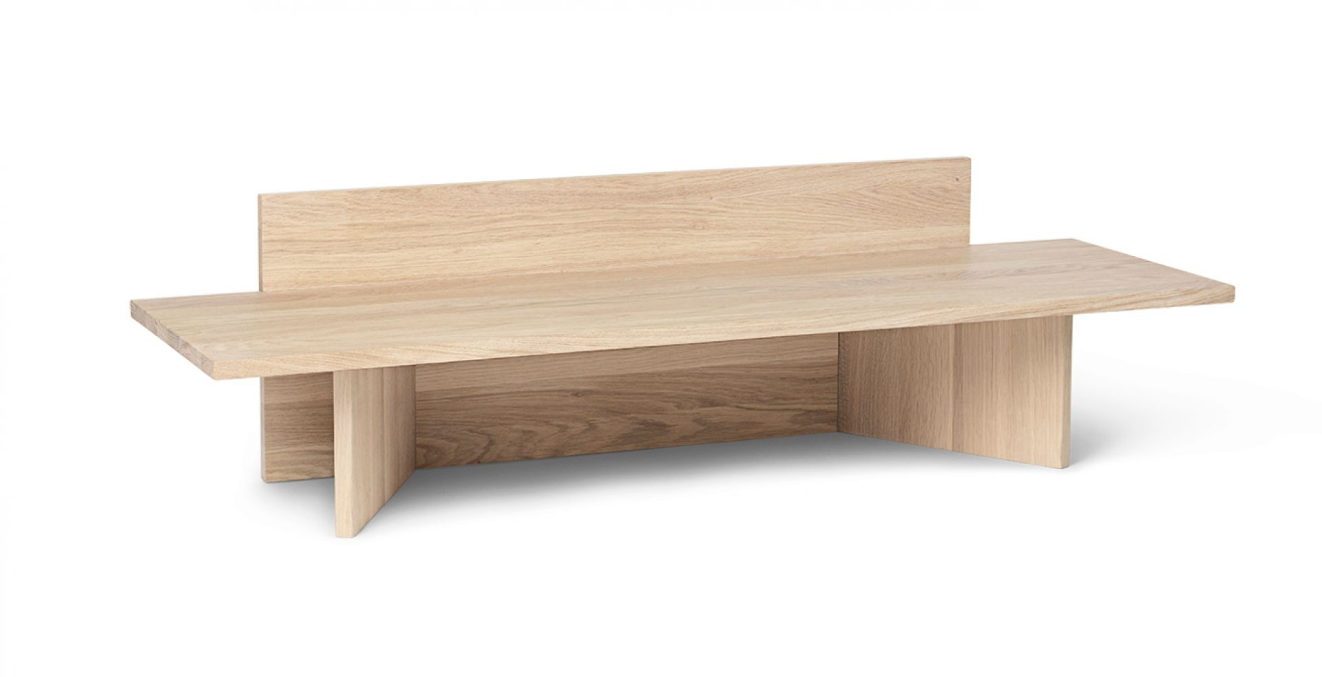 Oblique bench natural oak Ferm Living
