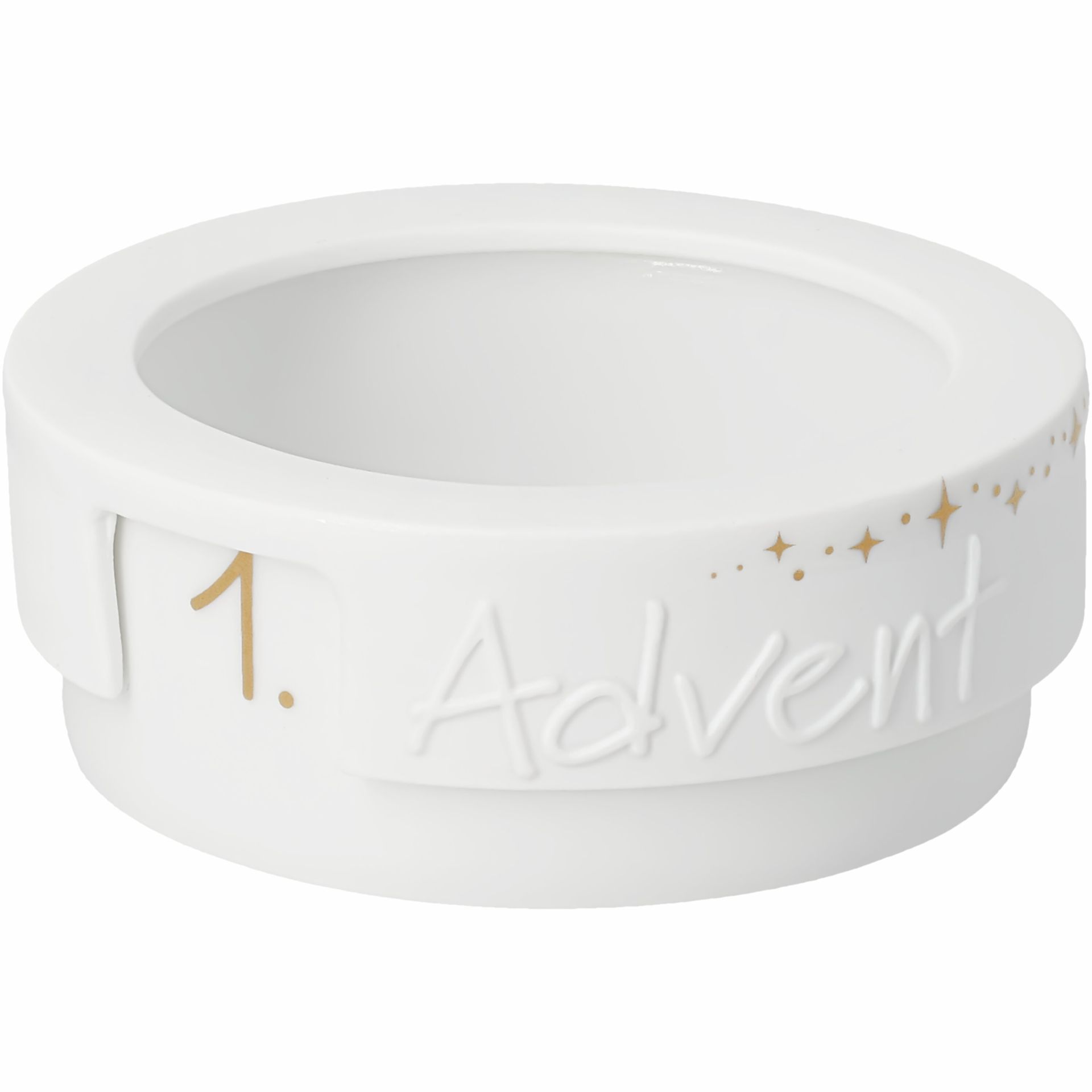 Small Advent light tealight holder wheels