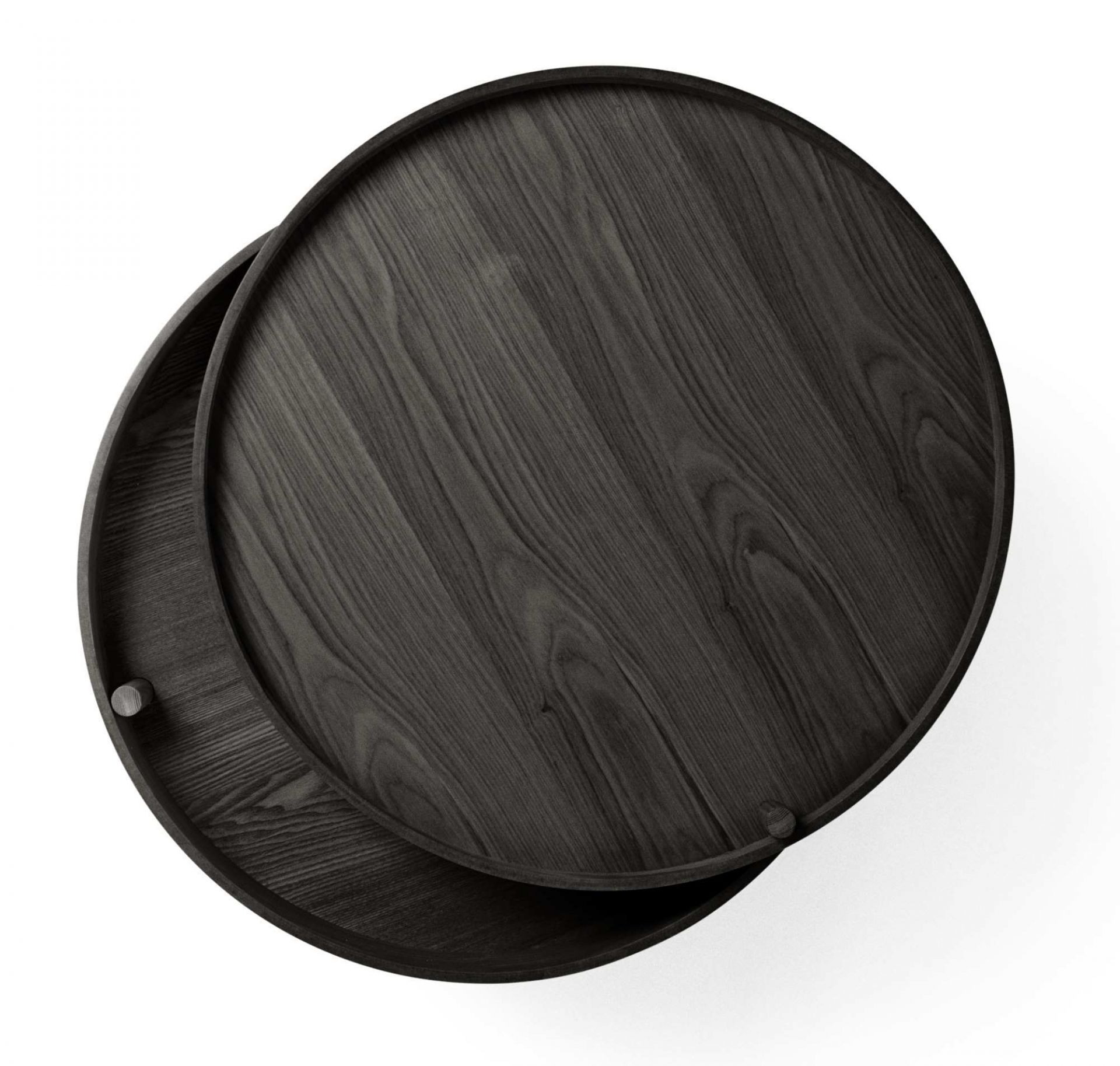 Turning Table Side Table Ash Black Audo SINGLE PIECES