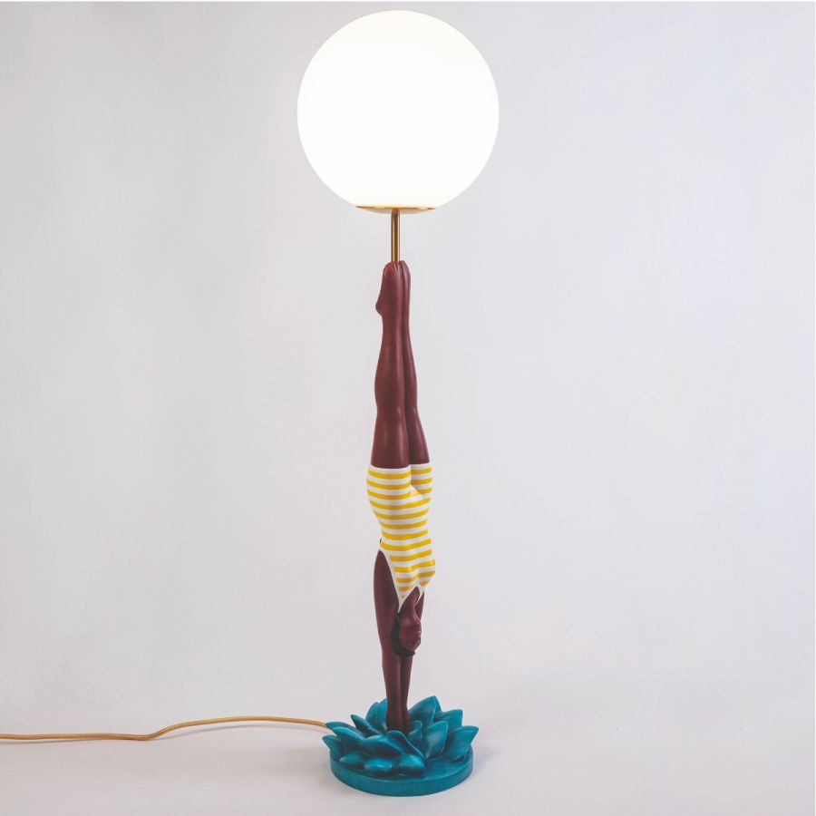 Diver table lamp yellow Seletti